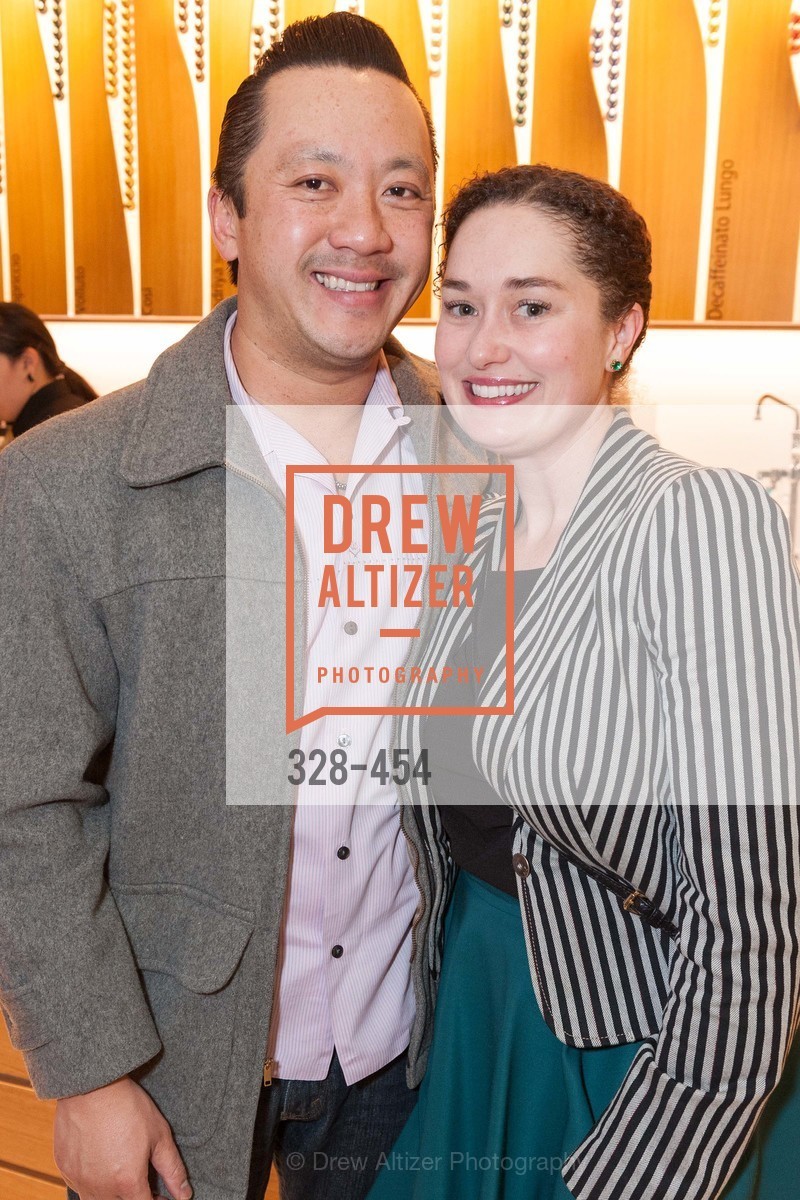 Mike Nguyen, Bridget Dixon, 2014 SAN FRANCISCO BALLET ENCORE! Kick-Off Party, US. Nespresso Boutique Bar, 90 Grant Avenue, January 7th, 2014,Drew Altizer, Drew Altizer Photography, full-service event agency, private events, San Francisco photographer, photographer California