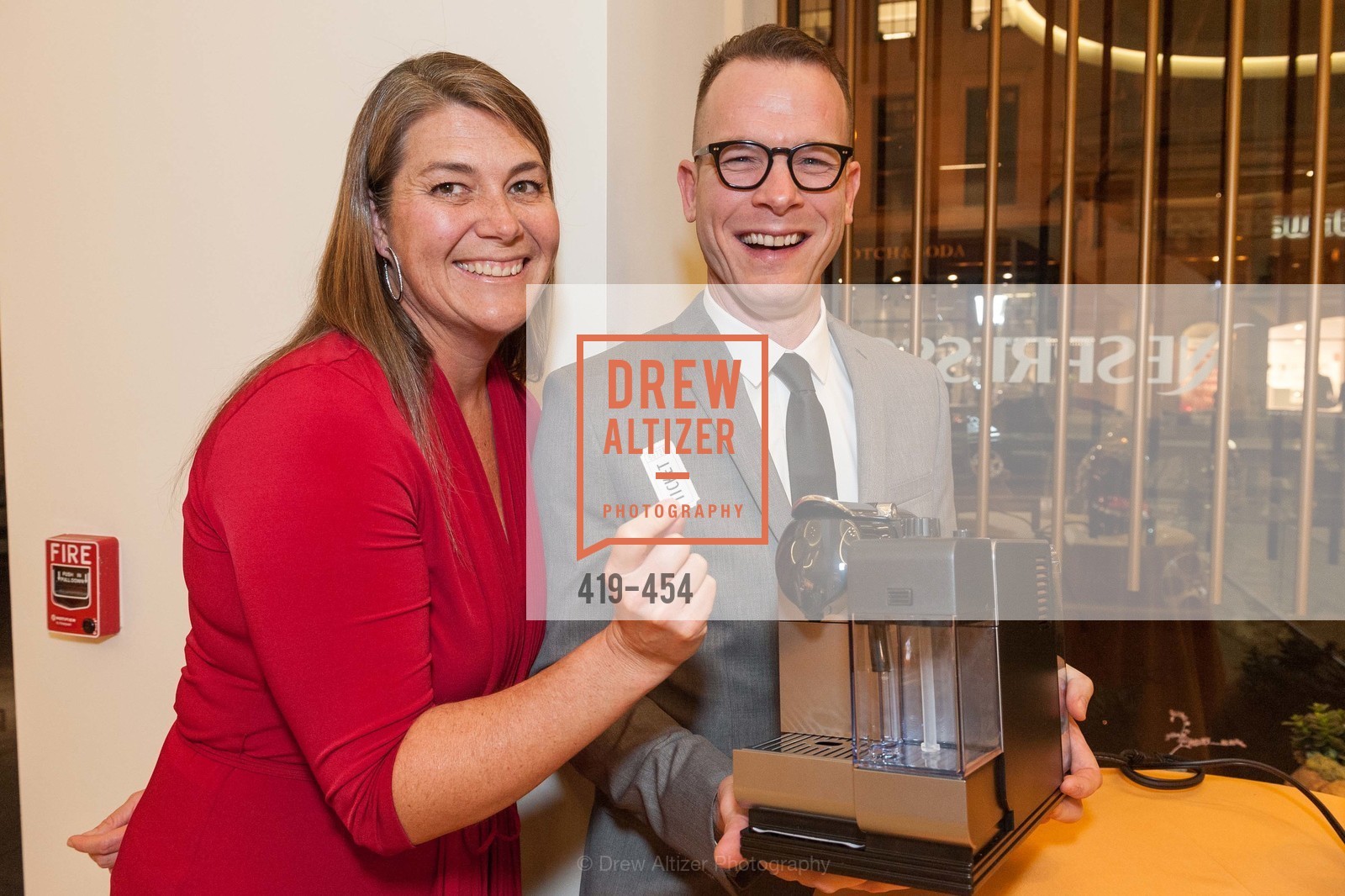 Tina Meyers, Benjamin Thompson, 2014 SAN FRANCISCO BALLET ENCORE! Kick-Off Party, US. Nespresso Boutique Bar, 90 Grant Avenue, January 7th, 2014,Drew Altizer, Drew Altizer Photography, full-service agency, private events, San Francisco photographer, photographer california