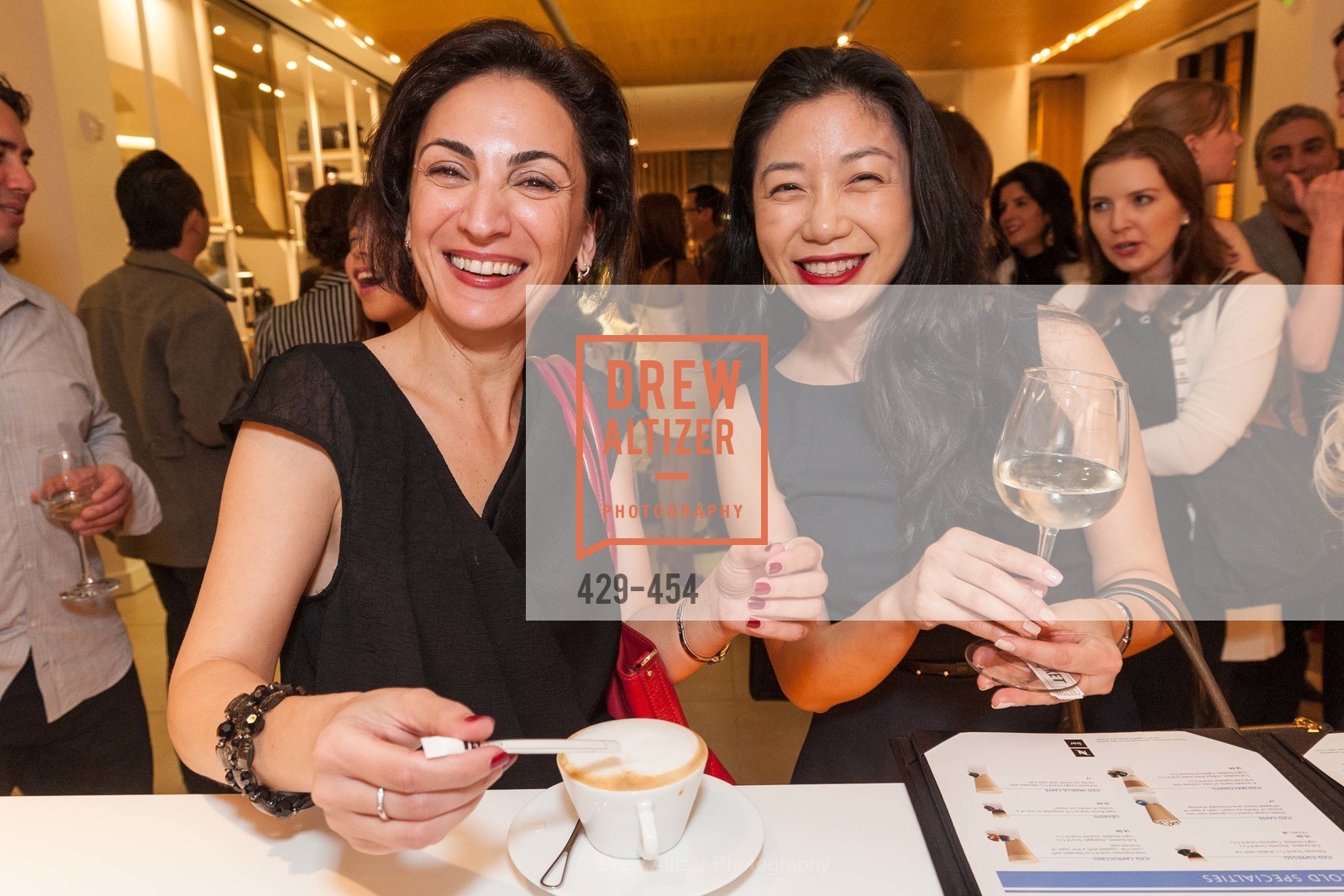 Irina Bragin, Evangeline Chua, 2014 SAN FRANCISCO BALLET ENCORE! Kick-Off Party, US. Nespresso Boutique Bar, 90 Grant Avenue, January 7th, 2014,Drew Altizer, Drew Altizer Photography, full-service agency, private events, San Francisco photographer, photographer california