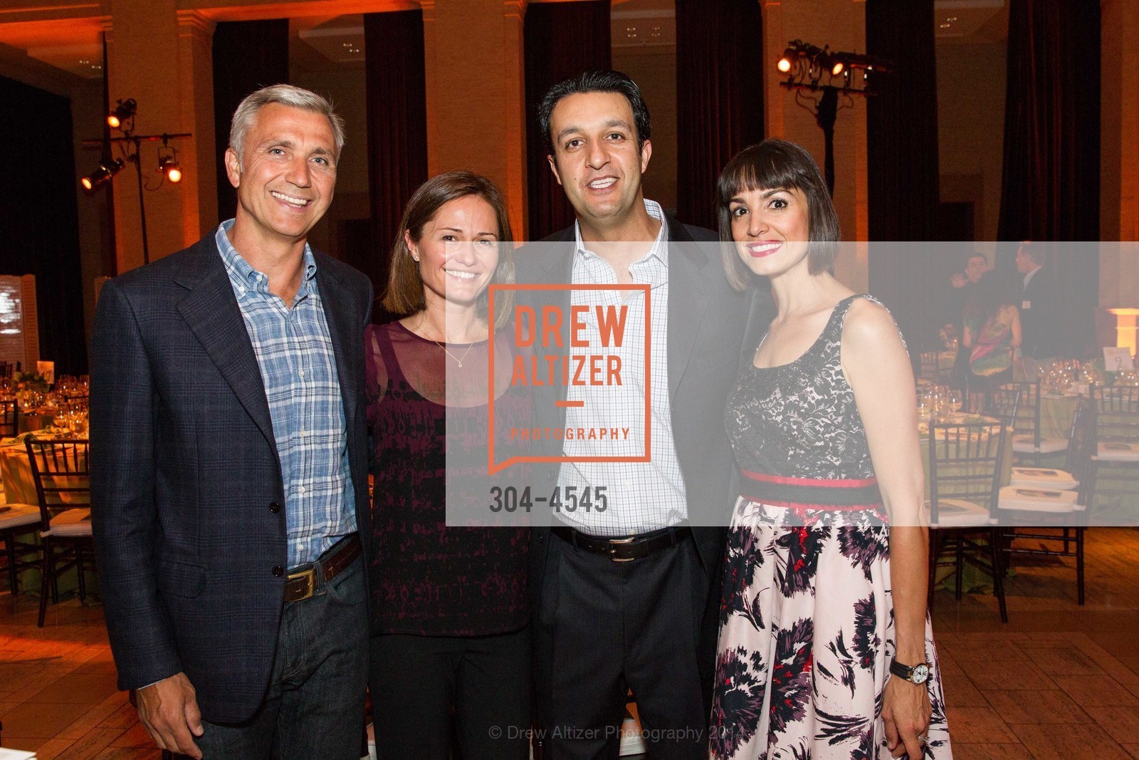 Ted Buchanan, Emilia Buchanan, Reza Aryanpour, Shirin Aryanpour, CENTER FOR ENVIRONMENTAL HEALTH Gala 2014 at the Bently Reserve, Bently Reserve. 301 Battery Street, May 8th, 2014, Photo #304-4545 Ted Buchanan, Emilia Buchanan, Reza Aryanpour, Shirin Aryanpour, Photo #304-4545