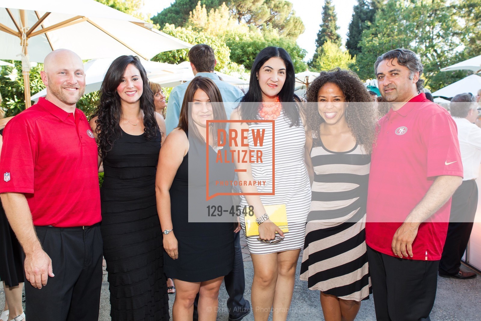 Marshall Parker, Rachel Spector, Viviana Espinosa, Cynthia Guerrero, Gina Sudaria, Hooman Khalili, Cocktails & Couture - benefiting the San Francisco 49ers Academy, US, August 27th, 2014, Photo #129-4548 Marshall Parker, Rachel Spector, Viviana Espinosa, Cynthia Guerrero, Gina Sudaria, Hooman Khalili, Photo #129-4548