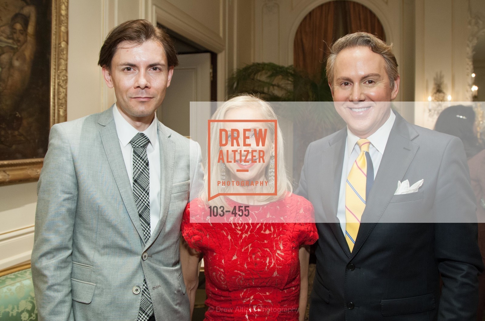 Damion Matthews, Shelley Gordon, Joel Goodrich, SAN FRANCISCO BALLET Grand Benefactors Reception, US. US, January 8th, 2014,Drew Altizer, Drew Altizer Photography, full-service agency, private events, San Francisco photographer, photographer california