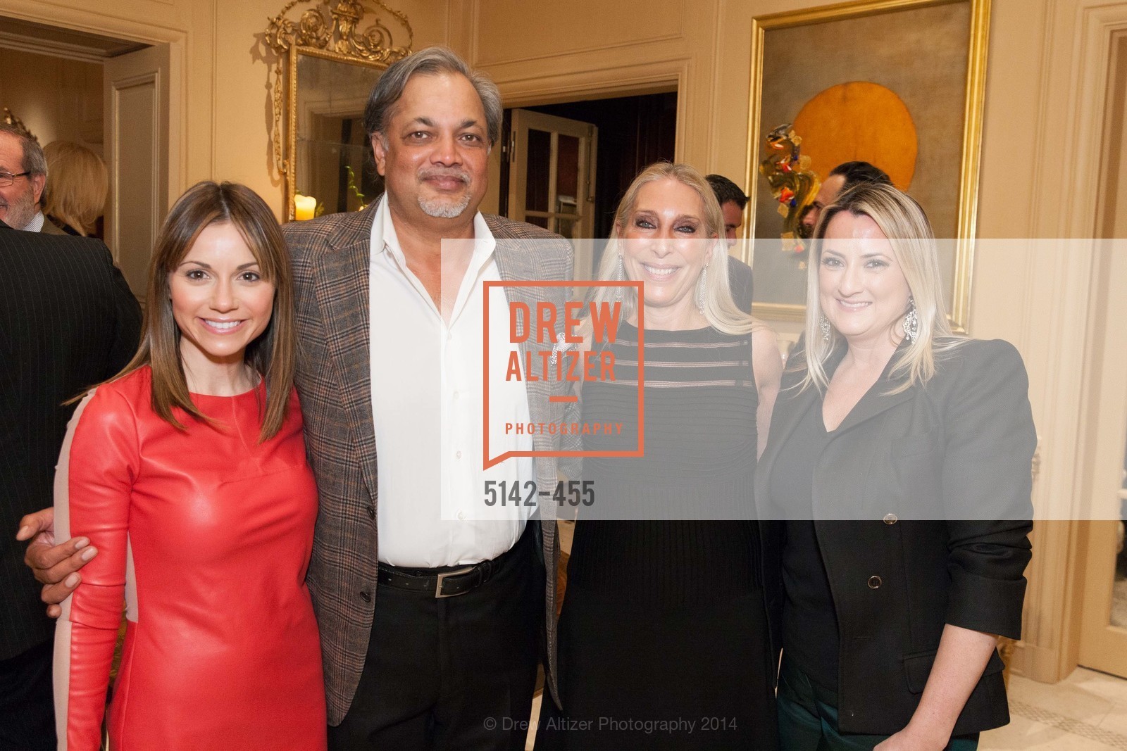 Monica Mazzei, Asim Abdullah, Betsy Linder, Jennifer Margolin, SAN FRANCISCO BALLET Grand Benefactors Reception, US. US, January 8th, 2014,Drew Altizer, Drew Altizer Photography, full-service agency, private events, San Francisco photographer, photographer california
