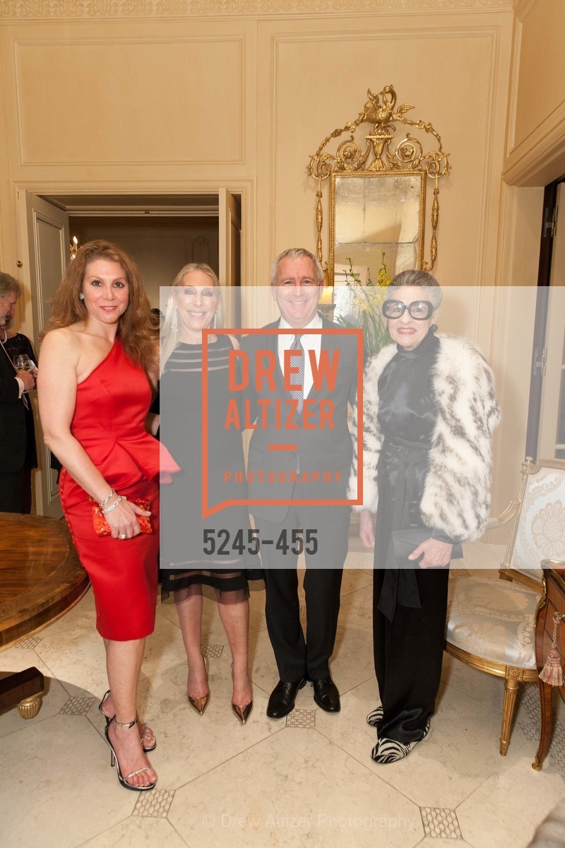 Debra Leylegian, Betsy Linder, Glenn McCoy, Joy Venturini Bianchi, SAN FRANCISCO BALLET Grand Benefactors Reception, US. US, January 8th, 2014,Drew Altizer, Drew Altizer Photography, full-service agency, private events, San Francisco photographer, photographer california