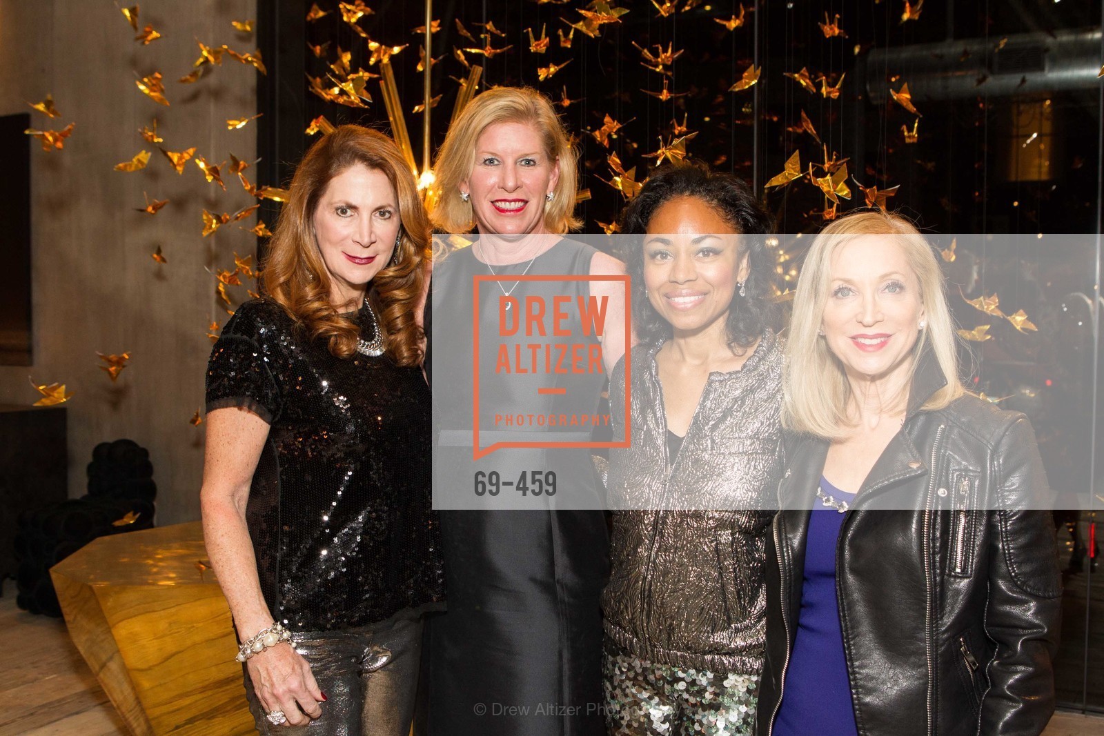 Patricia Ferrin Loucks, Jennifer Brandenburg, Tanya Powell, Shelley Gordon, 2014 SAN FRANCISCO BALLET OPENING NIGHT GALA Patron and Sponsor Reception, US. US, January 14th, 2014,Drew Altizer, Drew Altizer Photography, full-service agency, private events, San Francisco photographer, photographer california