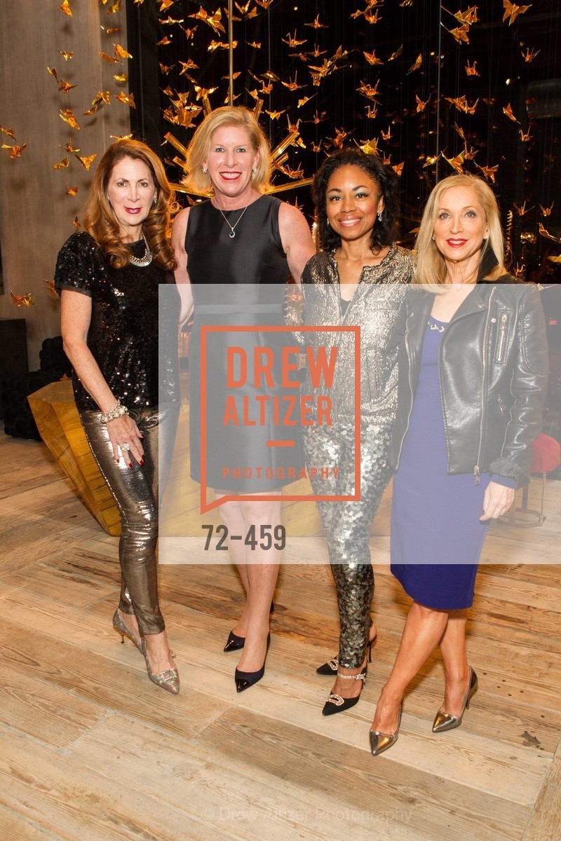 Patricia Ferrin Loucks, Jennifer Brandenburg, Tanya Powell, Shelley Gordon, 2014 SAN FRANCISCO BALLET OPENING NIGHT GALA Patron and Sponsor Reception, US. US, January 14th, 2014,Drew Altizer, Drew Altizer Photography, full-service agency, private events, San Francisco photographer, photographer california