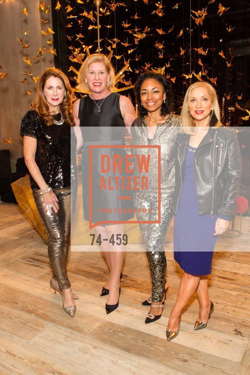 Patricia Ferrin Loucks, Jennifer Brandenburg, Tanya Powell, Shelley Gordon, 2014 SAN FRANCISCO BALLET OPENING NIGHT GALA Patron and Sponsor Reception, US. US, January 14th, 2014,Drew Altizer, Drew Altizer Photography, full-service agency, private events, San Francisco photographer, photographer california