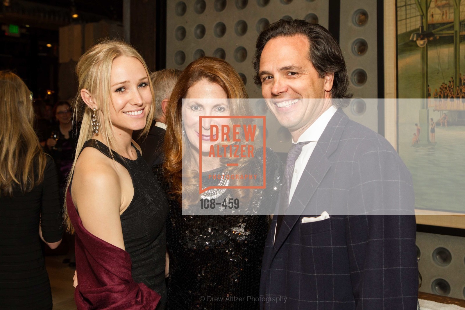 Juliana Del Beccaro, Patricia Ferrin Loucks, Thomas Del Beccaro, 2014 SAN FRANCISCO BALLET OPENING NIGHT GALA Patron and Sponsor Reception, US. US, January 14th, 2014,Drew Altizer, Drew Altizer Photography, full-service agency, private events, San Francisco photographer, photographer california
