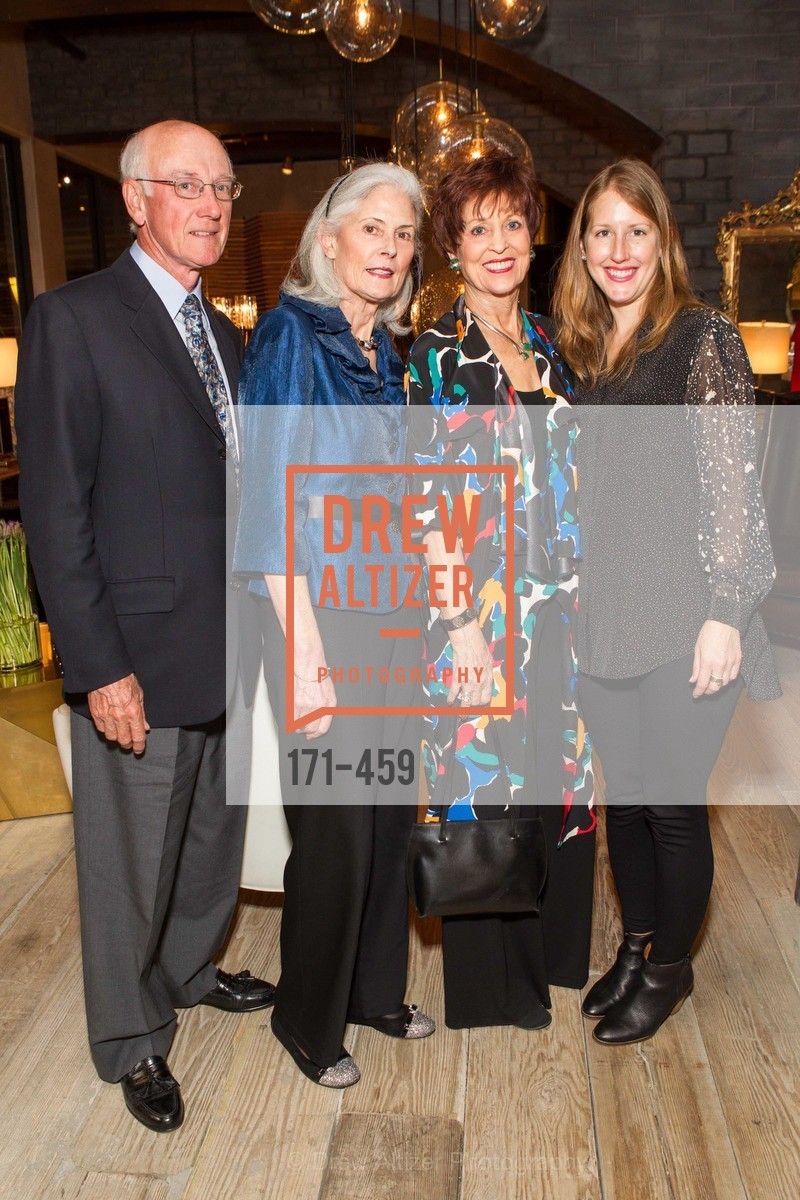 Kingsley Chatton, Antoinette Chatton, Suzanne Thornton, Sarah Malashock, 2014 SAN FRANCISCO BALLET OPENING NIGHT GALA Patron and Sponsor Reception, US. US, January 14th, 2014