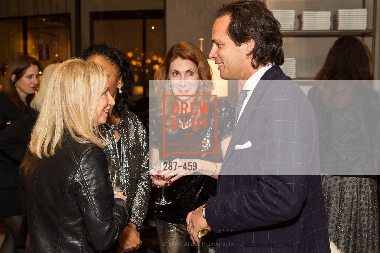 Shelley Gordon, Tanya Powell, Patricia Ferrin Loucks, Thomas Del Beccaro, 2014 SAN FRANCISCO BALLET OPENING NIGHT GALA Patron and Sponsor Reception, US. US, January 14th, 2014,Drew Altizer, Drew Altizer Photography, full-service agency, private events, San Francisco photographer, photographer california