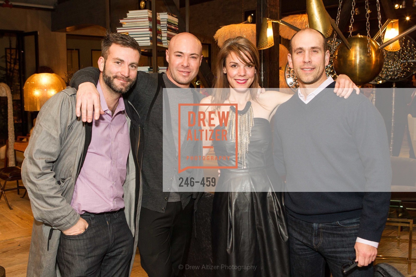 Jason Jackson, Darin Geise, Tiffany Emerson, Dean Raft, 2014 SAN FRANCISCO BALLET OPENING NIGHT GALA Patron and Sponsor Reception, US. US, January 14th, 2014,Drew Altizer, Drew Altizer Photography, full-service agency, private events, San Francisco photographer, photographer california