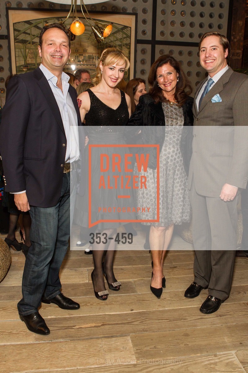 Guillaume Orliac, Liza Gustafson, Linda Zider, Brian Gustafson, 2014 SAN FRANCISCO BALLET OPENING NIGHT GALA Patron and Sponsor Reception, US. US, January 14th, 2014,Drew Altizer, Drew Altizer Photography, full-service agency, private events, San Francisco photographer, photographer california