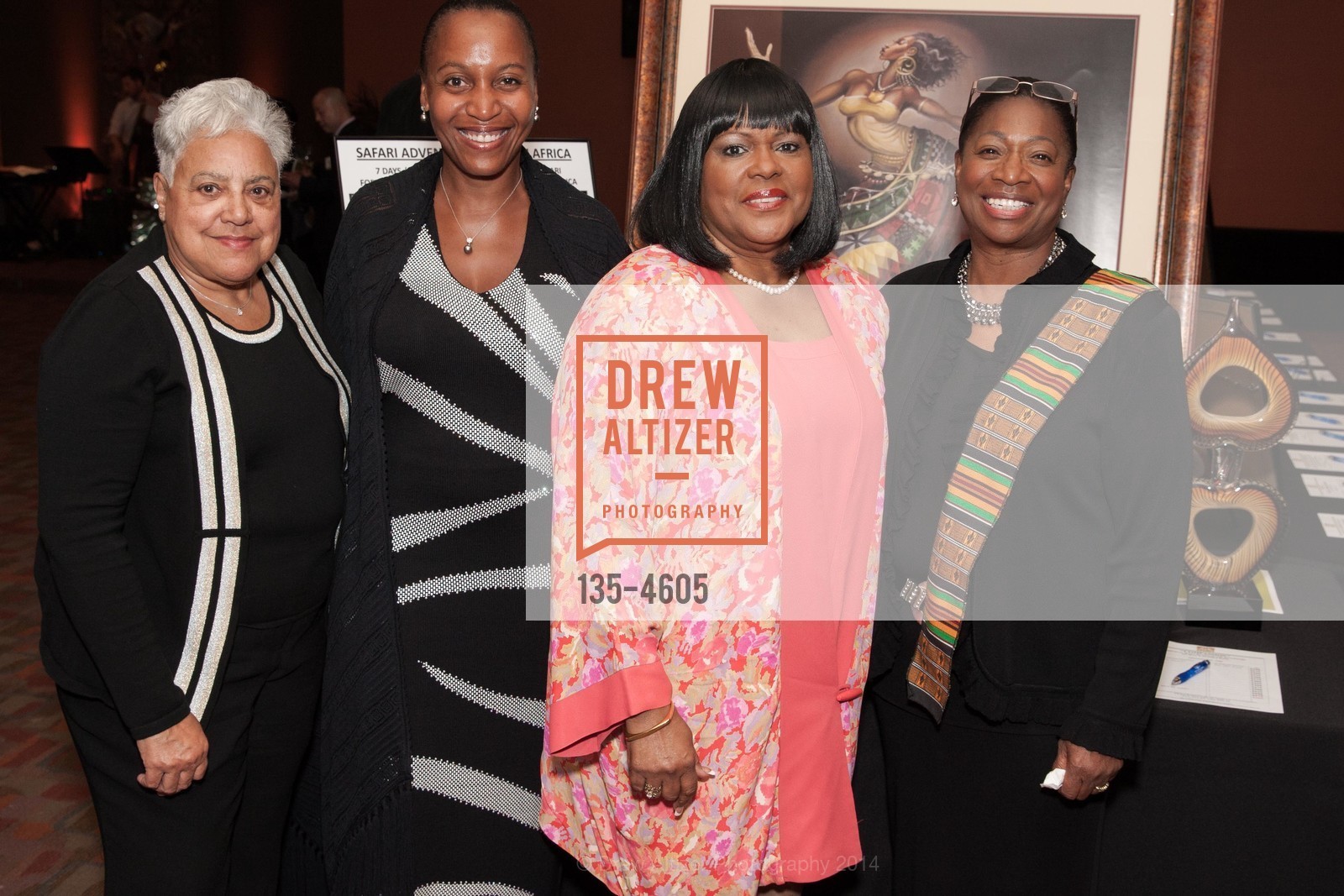 Ann Warren, Jeannette Fisher Kouadio, Shirley Hamilton, Rev. Caroline Ransom Scott, 25 YEARS OF BUILDING HOMES & HOPE: San Francisco Housing Development Corporation's 25th Anniversary Gala and Awards Dinner, US, April 16th, 2014, Photo #135-4605 Ann Warren, Jeannette Fisher Kouadio, Shirley Hamilton, Rev. Caroline Ransom Scott, Photo #135-4605