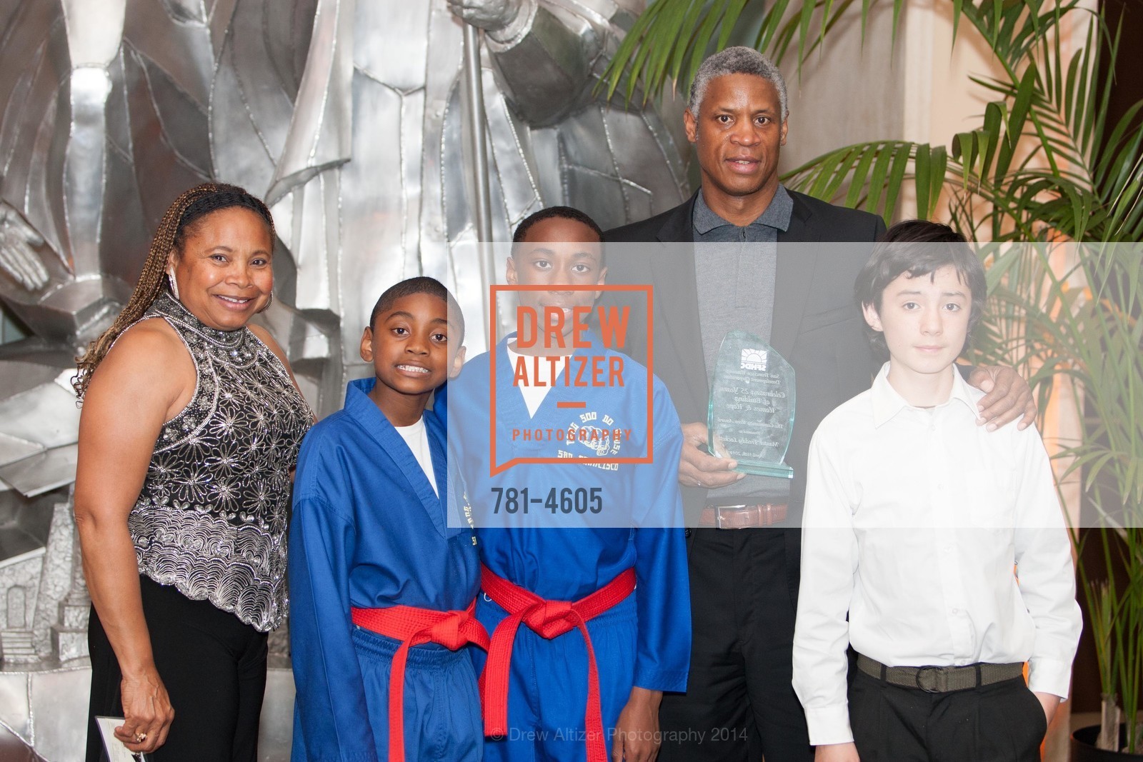 Marlene Harris, James Johnson, Cresin Williams-Quinn, Master Freddy Lockett, 25 YEARS OF BUILDING HOMES & HOPE: San Francisco Housing Development Corporation's 25th Anniversary Gala and Awards Dinner, US, April 16th, 2014, Photo #781-4605 Marlene Harris, James Johnson, Cresin Williams-Quinn, Master Freddy Lockett, Photo #781-4605