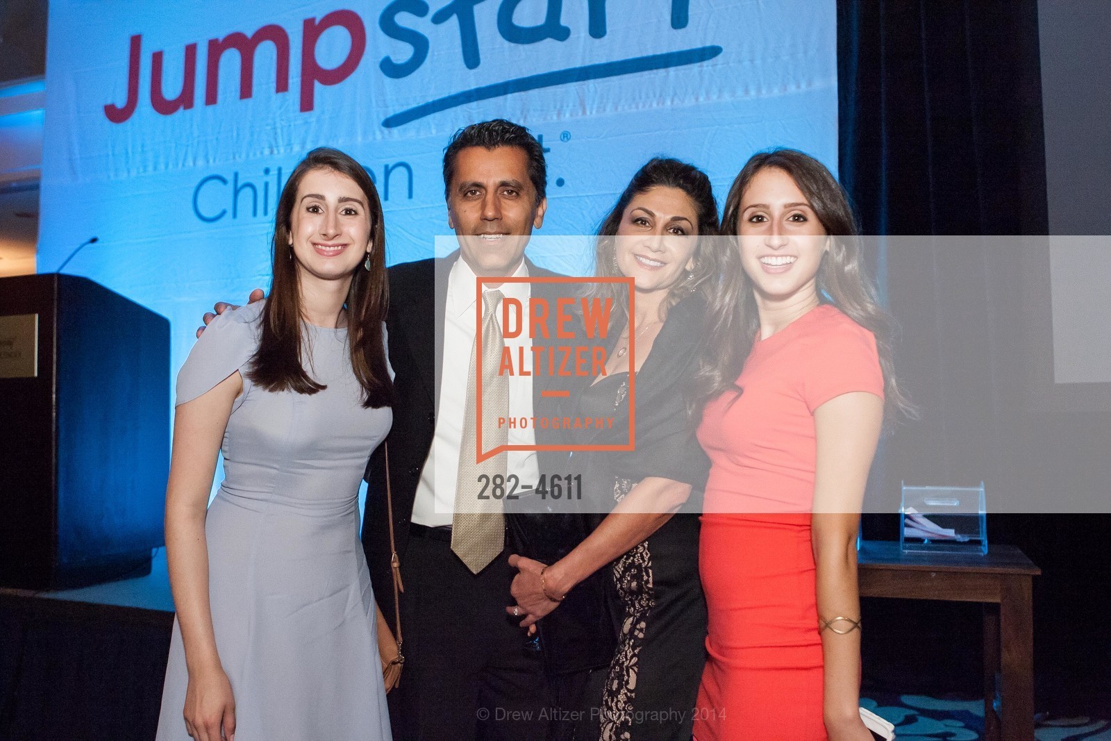 Gaby Syman, Rezah Raji, Julie Hadidi, Elena Syman, JUMPSTART Scribbles To Novel 2014, US, May 31st, 2014, Photo #282-4611 Gaby Syman, Rezah Raji, Julie Hadidi, Elena Syman, Photo #282-4611