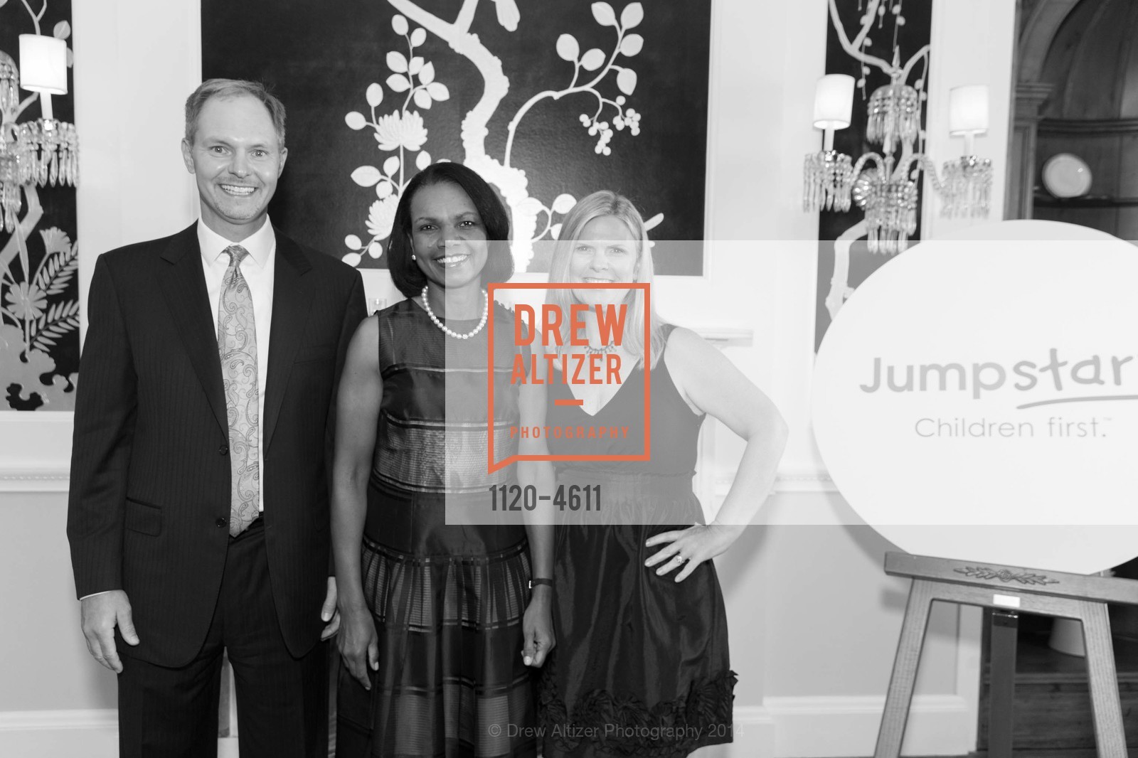 Greg Maddox, Condoleezza Rice, Connie Maddox, JUMPSTART Scribbles To Novel 2014, US, May 31st, 2014, Photo #1120-4611 Greg Maddox, Condoleezza Rice, Connie Maddox, Photo #1120-4611