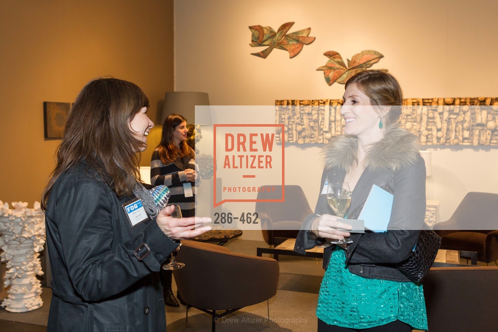 Jenn Sharpe, Molly Hildebrand, FOG Design + Art Designers Forum Preview, US. Fort Mason Festival Pavilion, January 15th, 2014,Drew Altizer, Drew Altizer Photography, full-service agency, private events, San Francisco photographer, photographer california