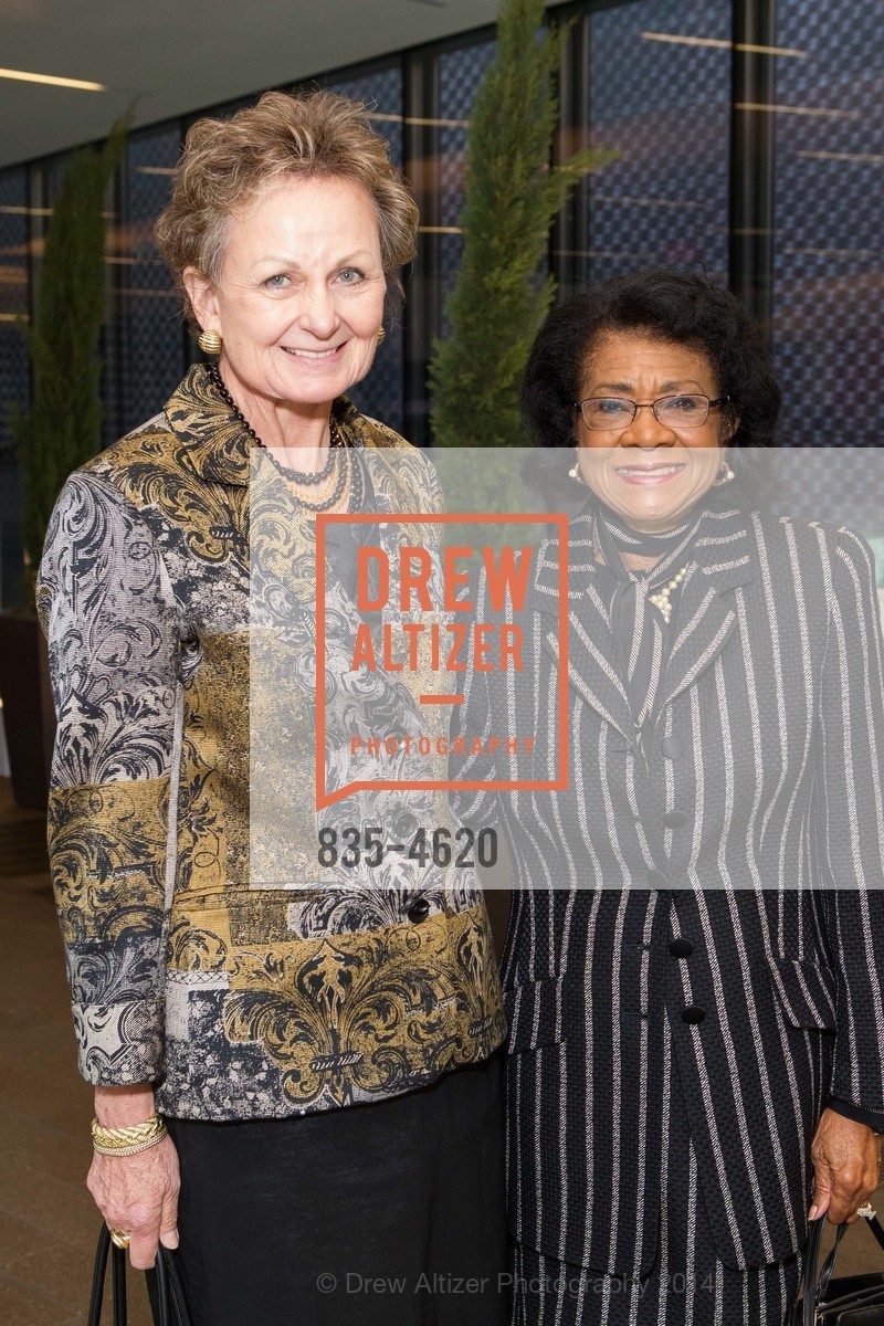 Leslie Budge, Belva Davis, SAKS 5TH AVENUE Presents The Art of Fashion by Carolina Herrera at the DeYOUNG MUSEUM, US, November 4th, 2014, Photo #835-4620 Leslie Budge, Belva Davis, Photo #835-4620