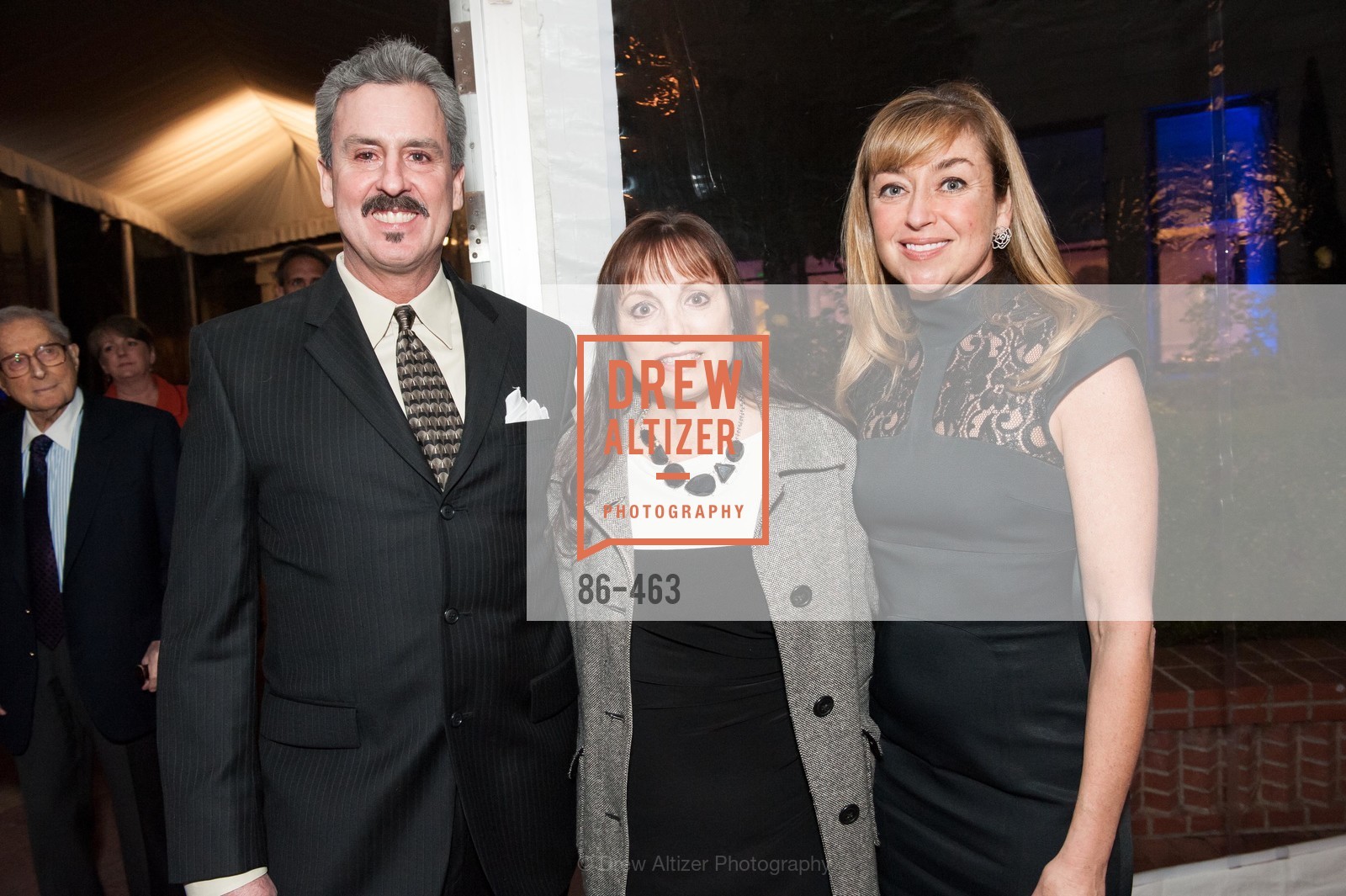 Paul Cetani, Stephanie Cetani, Kathy Barish, UCSF Nina Ireland Program for Lung Health Dinner, US. The Terrace Room, The Ritz-Carlton Hotel, January 15th, 2014,Drew Altizer, Drew Altizer Photography, full-service agency, private events, San Francisco photographer, photographer california