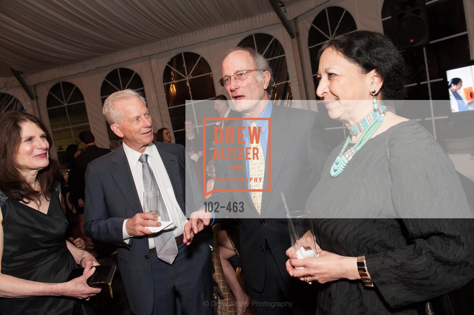Bill Rutter, Jeffrey Golden, Judy Miner, UCSF Nina Ireland Program for Lung Health Dinner, US. The Terrace Room, The Ritz-Carlton Hotel, Photo #102-463 Bill Rutter, Jeffrey Golden, Judy Miner, Photo #102-463