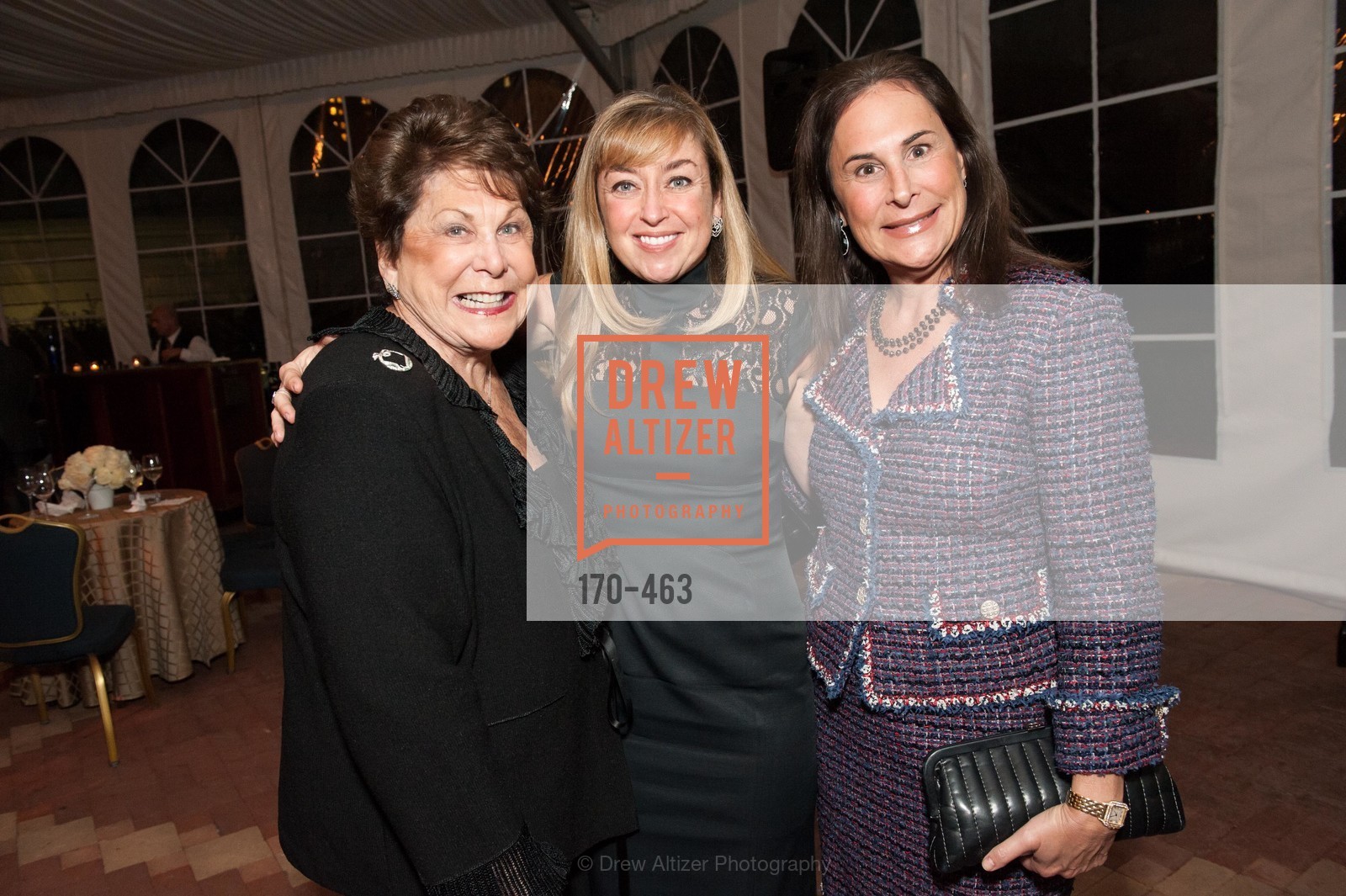Joelle Benioff, Kathy Barish, Julie Young, UCSF Nina Ireland Program for Lung Health Dinner, US. The Terrace Room, The Ritz-Carlton Hotel, January 15th, 2014,Drew Altizer, Drew Altizer Photography, full-service agency, private events, San Francisco photographer, photographer california