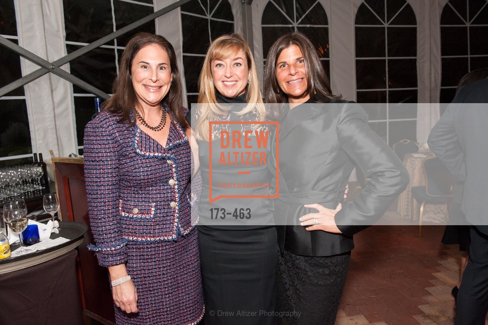 Julie Young, Kathy Barish, Mary Rockman, UCSF Nina Ireland Program for Lung Health Dinner, US. The Terrace Room, The Ritz-Carlton Hotel, Photo #173-463 Julie Young, Kathy Barish, Mary Rockman, Photo #173-463