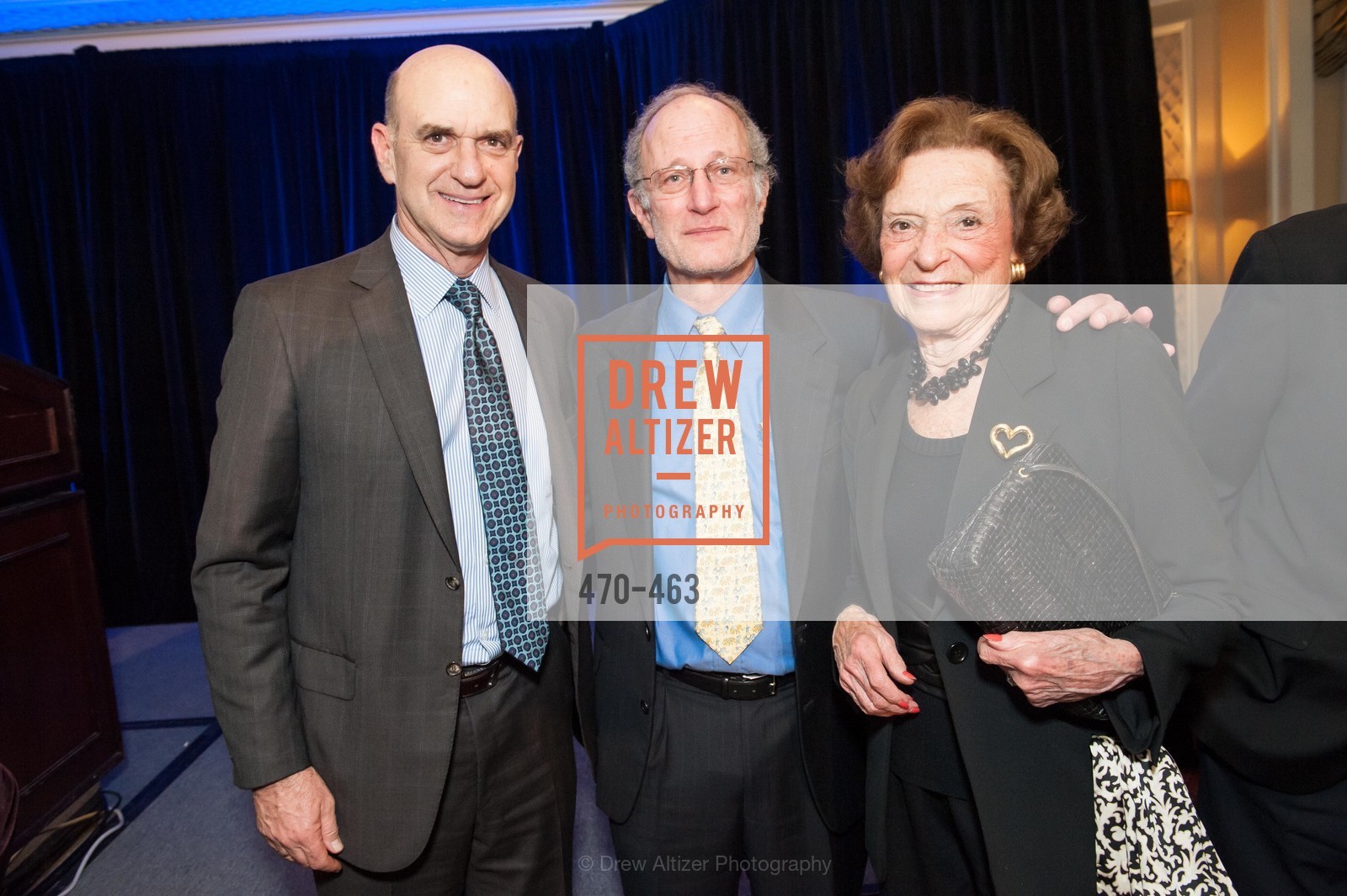 Bob Fisher, Jeffrey Golden, Doris Fisher, UCSF Nina Ireland Program for Lung Health Dinner, US. The Terrace Room, The Ritz-Carlton Hotel, January 15th, 2014,Drew Altizer, Drew Altizer Photography, full-service agency, private events, San Francisco photographer, photographer california