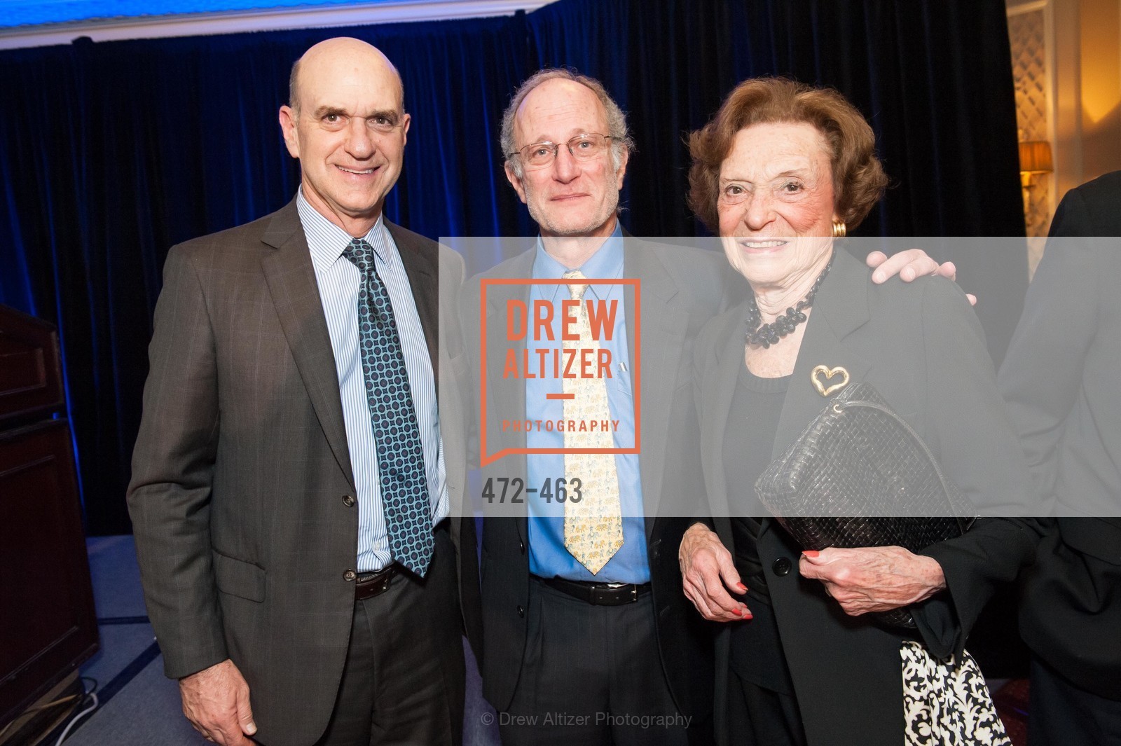 Bob Fisher, Jeffrey Golden, Doris Fisher, UCSF Nina Ireland Program for Lung Health Dinner, US. The Terrace Room, The Ritz-Carlton Hotel, January 15th, 2014,Drew Altizer, Drew Altizer Photography, full-service agency, private events, San Francisco photographer, photographer california