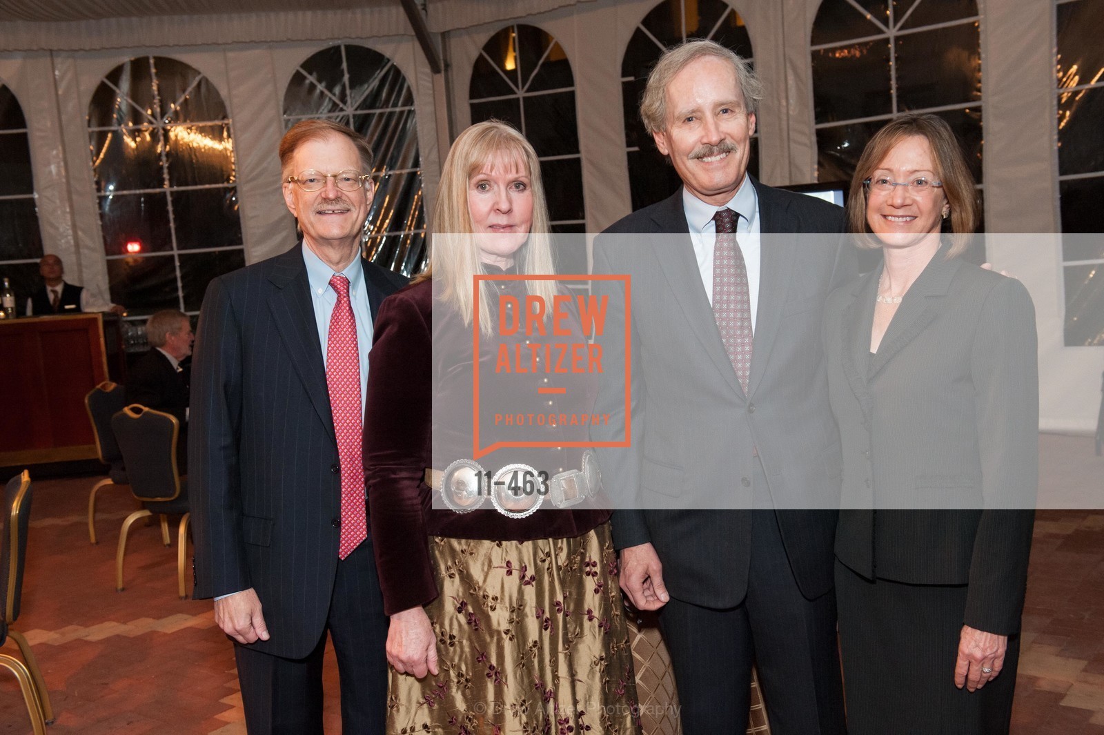 Jim Lyons, Mary Jane Lyons, Doug Young, Terry Young, UCSF Nina Ireland Program for Lung Health Dinner, US. The Terrace Room, The Ritz-Carlton Hotel, January 15th, 2014,Drew Altizer, Drew Altizer Photography, full-service agency, private events, San Francisco photographer, photographer california