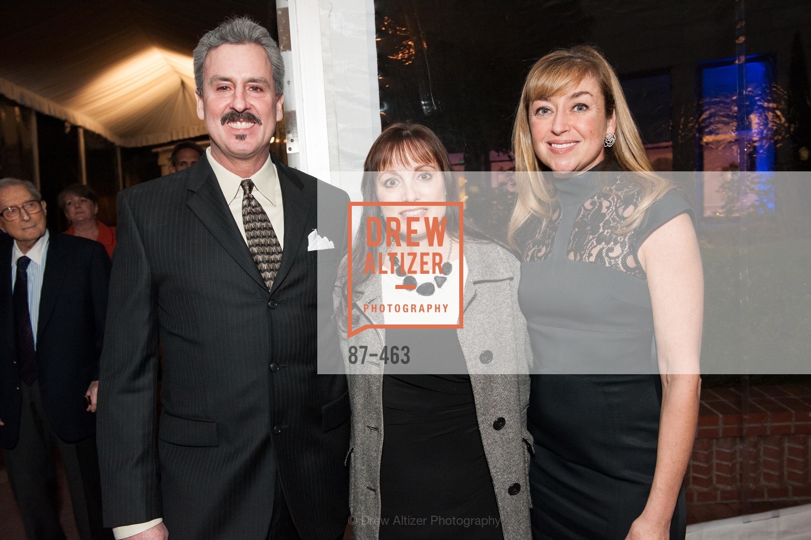 Paul Cetani, Stephanie Cetani, Kathy Barish, UCSF Nina Ireland Program for Lung Health Dinner, US. The Terrace Room, The Ritz-Carlton Hotel, January 15th, 2014,Drew Altizer, Drew Altizer Photography, full-service agency, private events, San Francisco photographer, photographer california