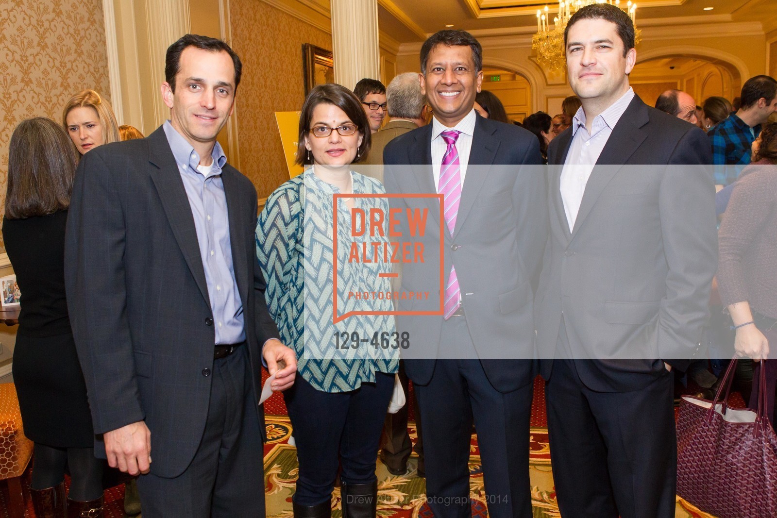 Jamie Armistead, Zinia Picazo, Sanjay Jain, Robert Byrne, BAY AREA DISCOVERY MUSEUM's Creativity Forum 2014, US, February 7th, 2014, Photo #129-4638 Jamie Armistead, Zinia Picazo, Sanjay Jain, Robert Byrne, Photo #129-4638