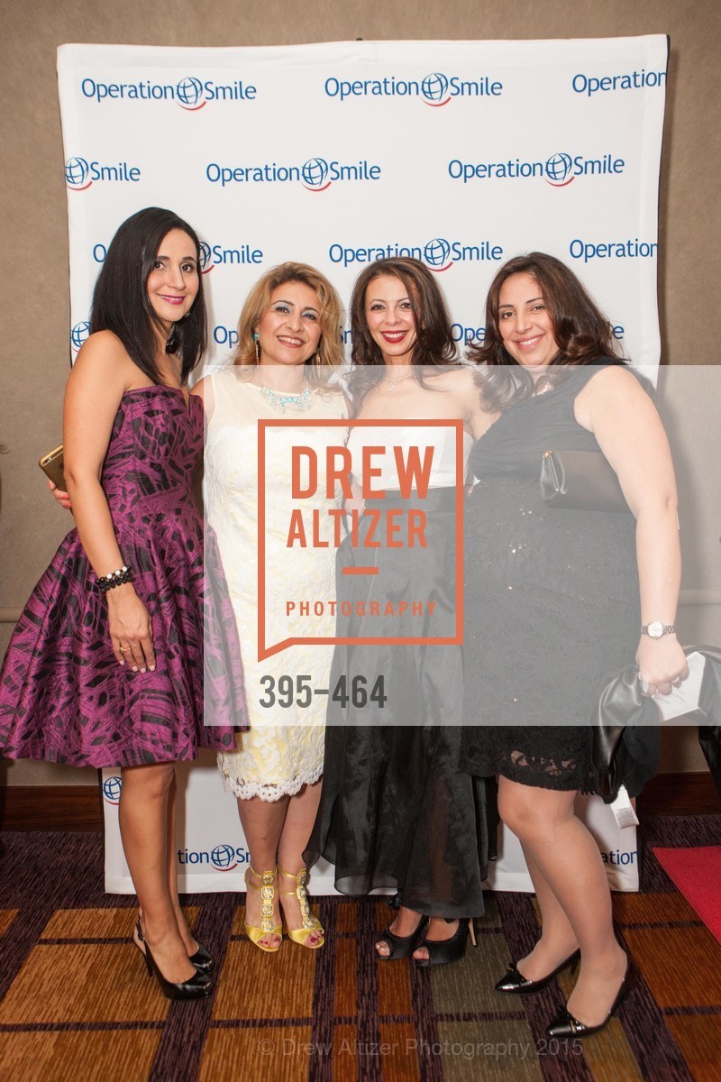 Ali Oromchian, Neda Oromchian, Reem Stephanos, Noyan Aynechi, Operation Smile Presents THE SAN FRANCISCO 2015 SMILE GALA, InterContinental Hotel. InterContinental Hotel, November 7th, 2015, Photo #395-464 Ali Oromchian, Neda Oromchian, Reem Stephanos, Noyan Aynechi, Photo #395-464