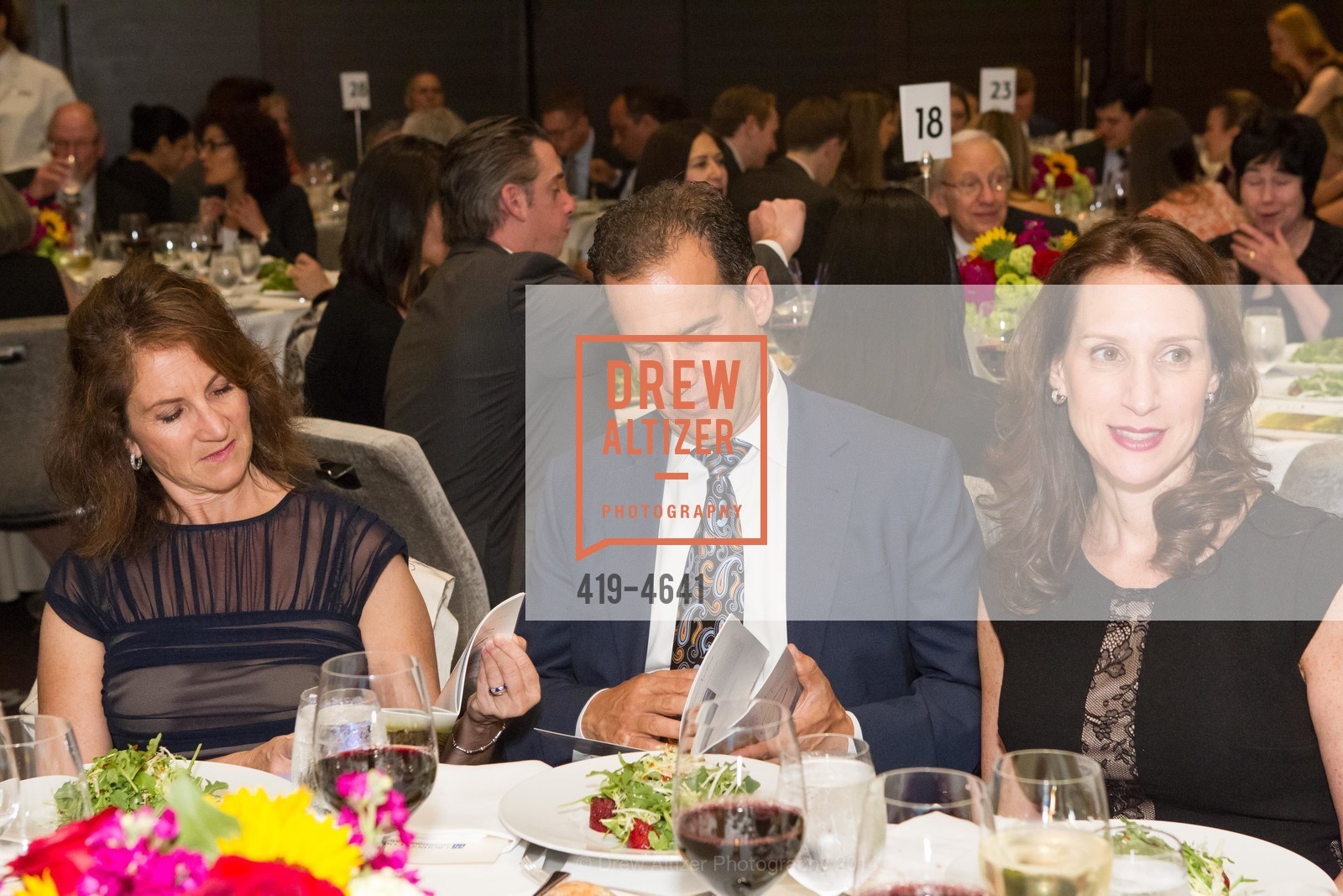 Linda Himelstein, Michael Rolnick, Karen Kotowitz, 17th Annual California Wine Classic Benefit for the CROHN'S AND COLITIS FOUNDATION, US, May 8th, 2014, Photo #419-4641 Linda Himelstein, Michael Rolnick, Karen Kotowitz, Photo #419-4641