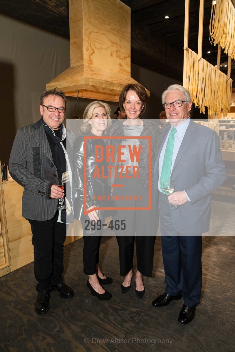 Stanlee Gatti, Cathy Topham, Helen Schwab, Charles Schwab, FOG Design + Art Preview Gala, US. US, January 16th, 2014