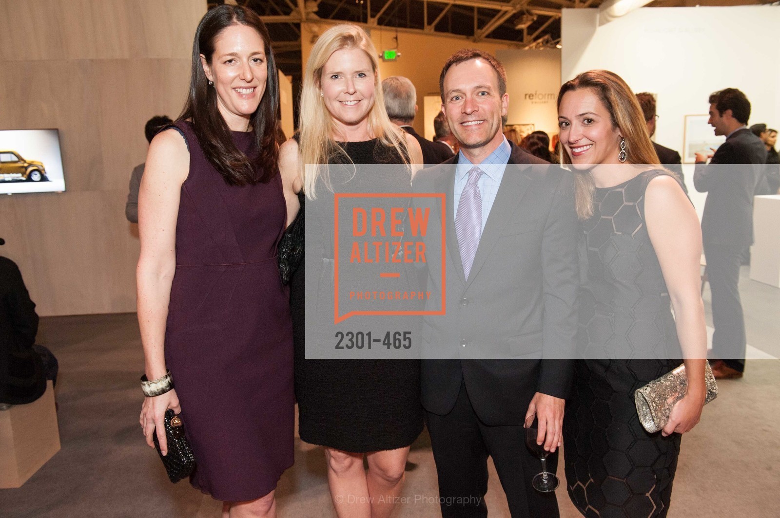 Lisa Targer, Virginia Tusher, Scott Crabill, Angela Crabill, FOG Design + Art Preview Gala, US. US, January 16th, 2014,Drew Altizer, Drew Altizer Photography, full-service agency, private events, San Francisco photographer, photographer california