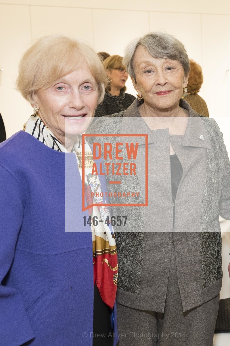 Nancy Gale, Rhoda Mesker, SAKS FIFTH AVENUE Sponsored Luncheon & AKRIS Fashion Show SF SYMPHONY, US, December 3rd, 2014, Photo #146-4657 Nancy Gale, Rhoda Mesker, Photo #146-4657