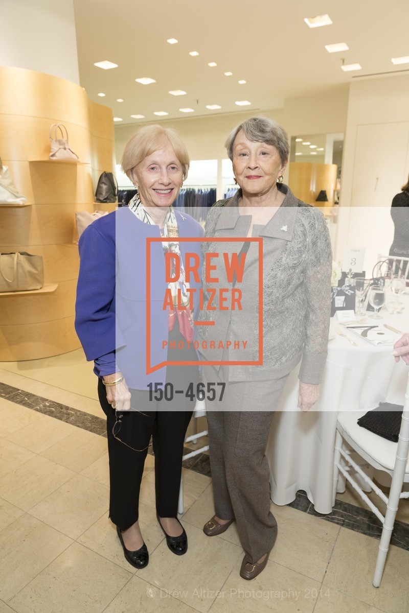 Nancy Gale, Rhoda Mesker, SAKS FIFTH AVENUE Sponsored Luncheon & AKRIS Fashion Show SF SYMPHONY, US, December 3rd, 2014, Photo #150-4657 Nancy Gale, Rhoda Mesker, Photo #150-4657