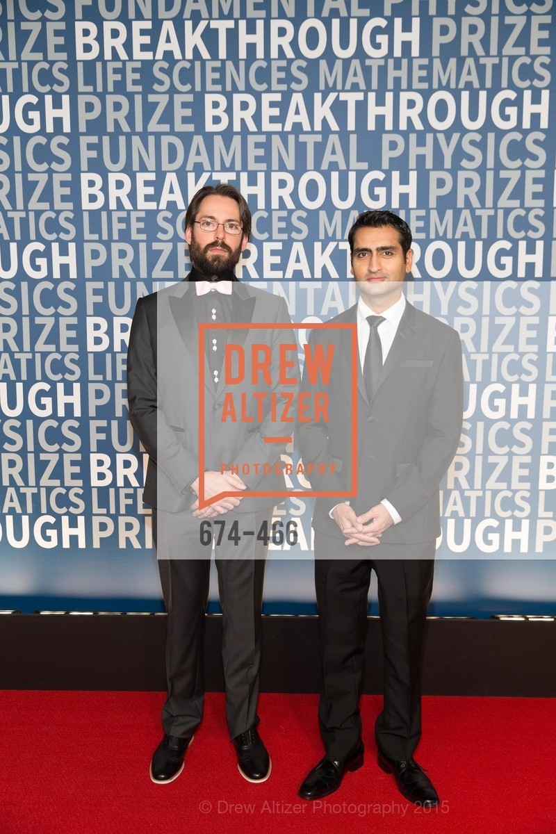 Martin Starr, Kumail Nanjiani, THE BREAKTHROUGH PRIZE Hosted By Seth MacFarlane, Ames Research Center. Naval Air Station, Moffett Field, November 8th, 2015,Drew Altizer, Drew Altizer Photography, full-service agency, private events, San Francisco photographer, photographer california