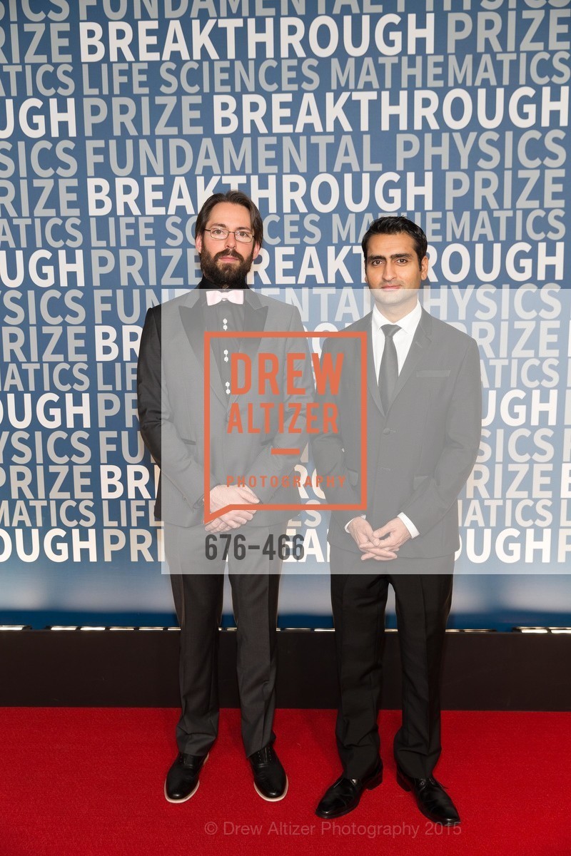Martin Starr, Kumail Nanjiani, THE BREAKTHROUGH PRIZE Hosted By Seth MacFarlane, Ames Research Center. Naval Air Station, Moffett Field, November 8th, 2015,Drew Altizer, Drew Altizer Photography, full-service agency, private events, San Francisco photographer, photographer california