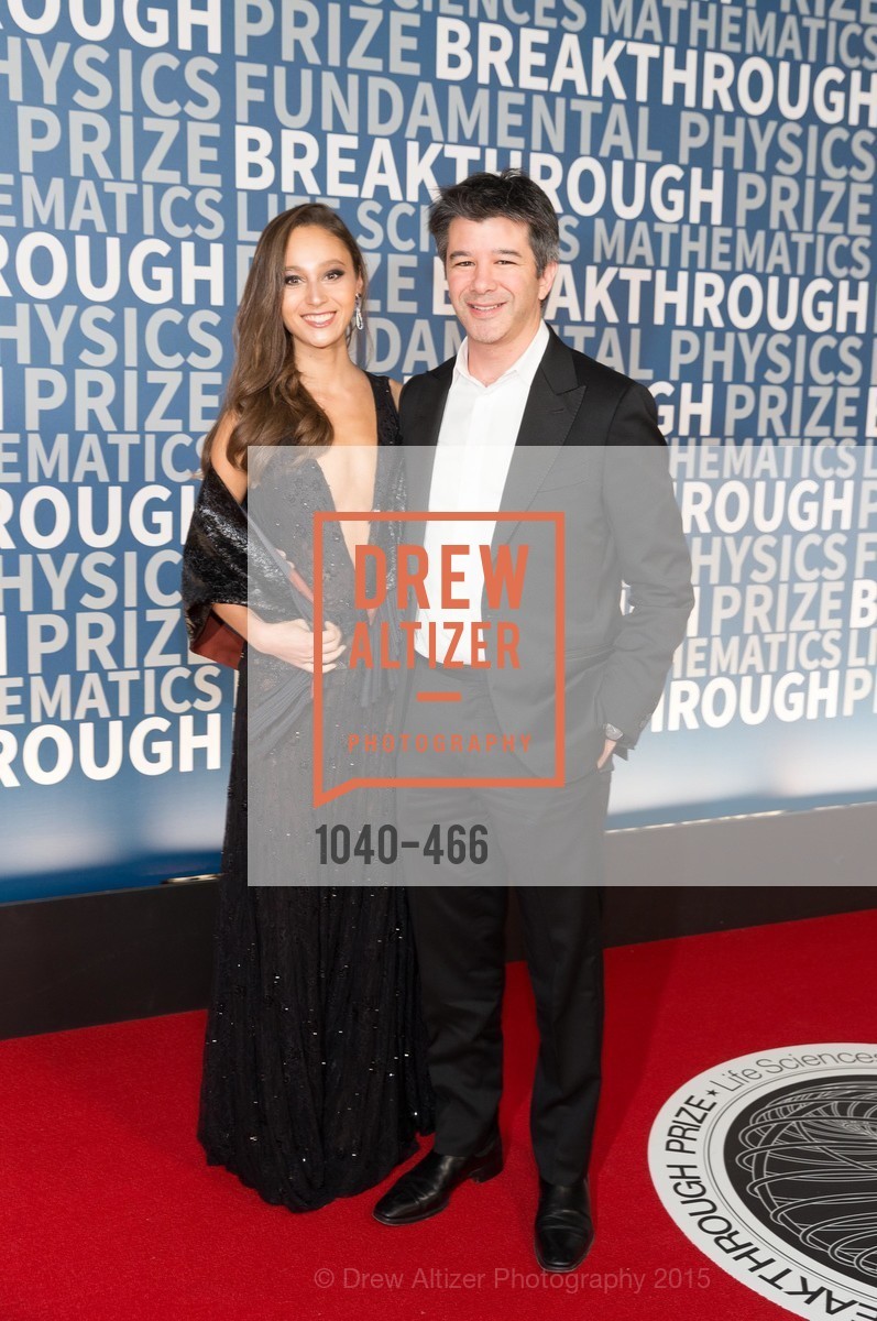Gabi Holzwarth, Travis Kalanick, THE BREAKTHROUGH PRIZE Hosted By Seth MacFarlane, Ames Research Center. Naval Air Station, Moffett Field, November 8th, 2015,Drew Altizer, Drew Altizer Photography, full-service agency, private events, San Francisco photographer, photographer california