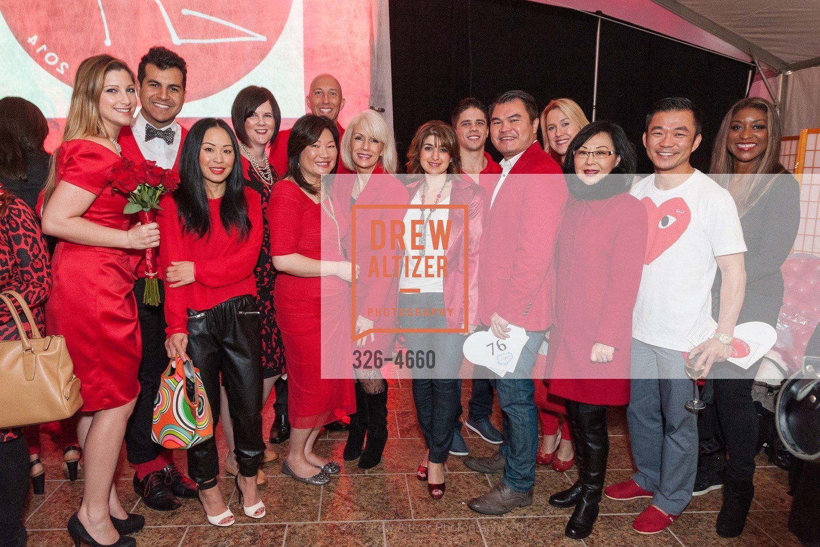 Marian Cunningham, Francis Terreros, Candace Fukuda, Wendy Haller, Maggie Mui, David Stith, Tracy Curtis, Julia Kozberg, Danny Elsa, Derek Fong, Whitney Corvette, Mary Chong, Mark Ng, Susan Himehman, Third Annual Go Red Strut 2014 Presented by WELLS FARGO in Support of the AMERICAN HEART ASSOCIATION, US, February 7th, 2014, Photo #326-4660 Marian Cunningham, Francis Terreros, Candace Fukuda, Wendy Haller, Maggie Mui, David Stith, Tracy Curtis, Julia Kozberg, Danny Elsa, Derek Fong, Whitney Corvette, Mary Chong, Mark Ng, Susan Himehman, Photo #326-4660