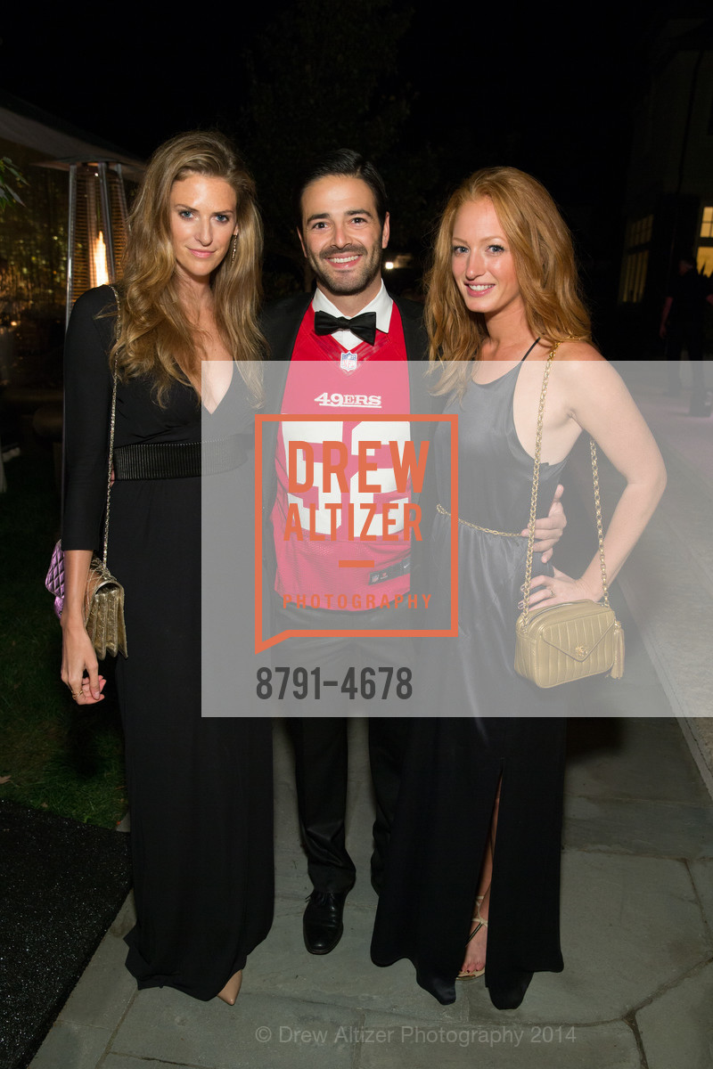Emily Wheeler, Noah Lichtenstein, Gina Klein, SUPERBALL Benefiting 49ers Foundation, US, September 26th, 2014, Photo #8791-4678 Emily Wheeler, Noah Lichtenstein, Gina Klein, Photo #8791-4678