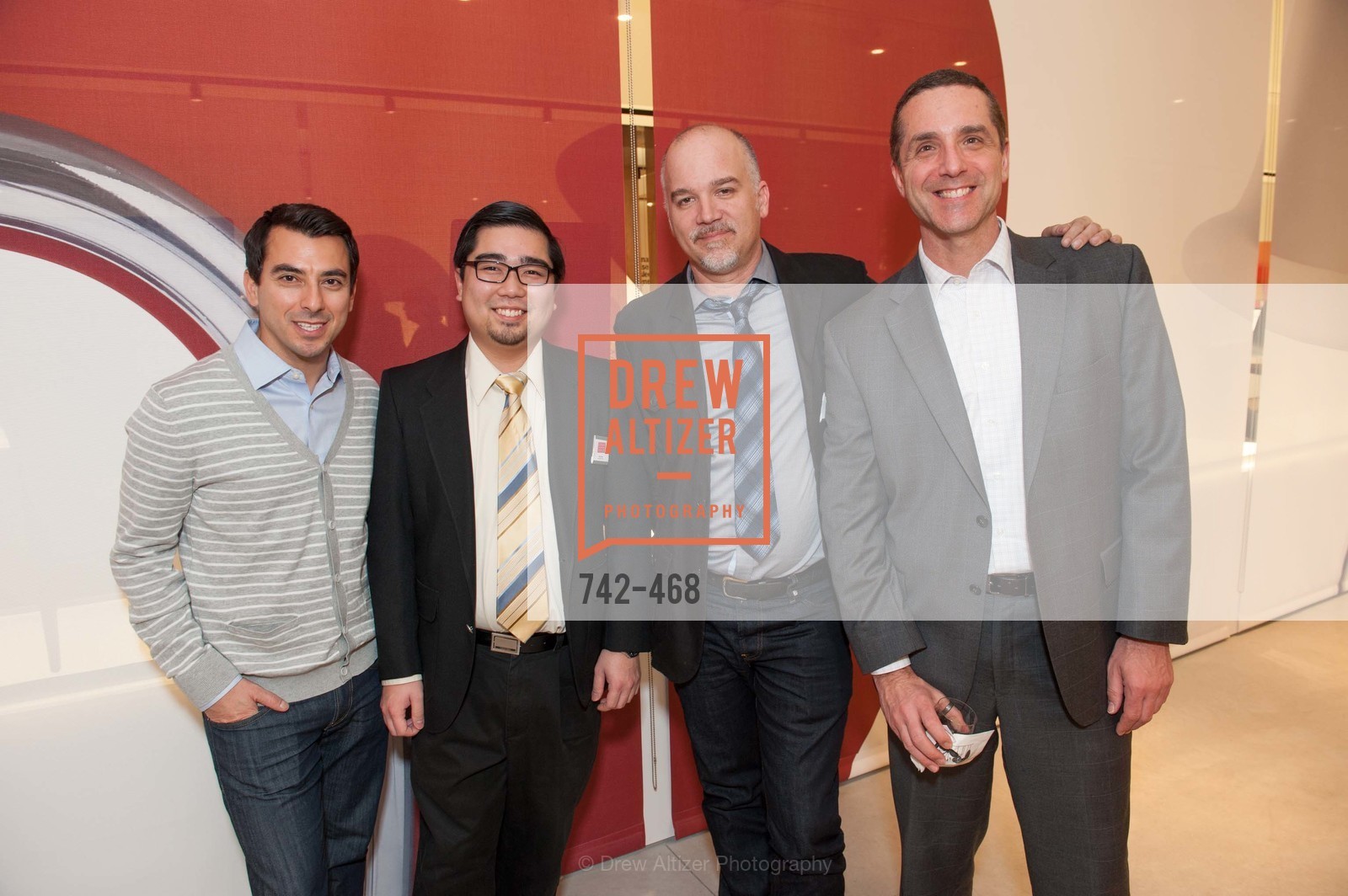 Miguel Ulloa, Tim Go, Alec Davis, David Stahl, DESIGN WITHIN REACH Studio Opening, US. US, January 21st, 2014,Drew Altizer, Drew Altizer Photography, full-service agency, private events, San Francisco photographer, photographer california