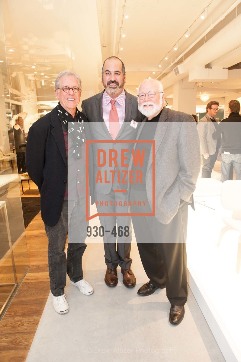 Rob Forbes, John Edelma, Kit Hinrichs, DESIGN WITHIN REACH Studio Opening, US. US, . US, Photo #930-468 Rob Forbes, John Edelma, Kit Hinrichs, Photo #930-468