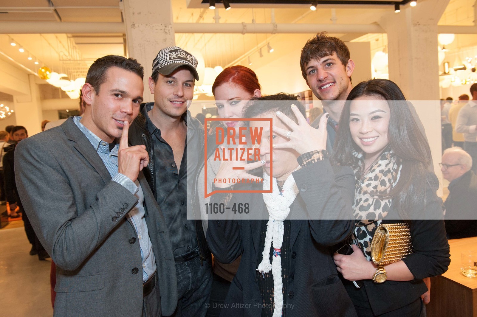 Mykul Chretien, Traver Raims, Diana Coney, Baby Chic, Aaron Muraski, DESIGN WITHIN REACH Studio Opening, US. US, . US, Photo #1160-468 Mykul Chretien, Traver Raims, Diana Coney, Baby Chic, Aaron Muraski, Photo #1160-468