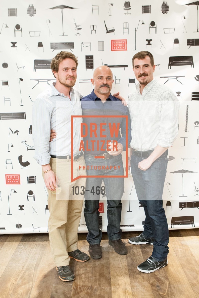 Jay Rusey, Laith Sayigh, Brewster McCall, DESIGN WITHIN REACH Studio Opening, US. US, . US, Photo #103-468 Jay Rusey, Laith Sayigh, Brewster McCall, Photo #103-468