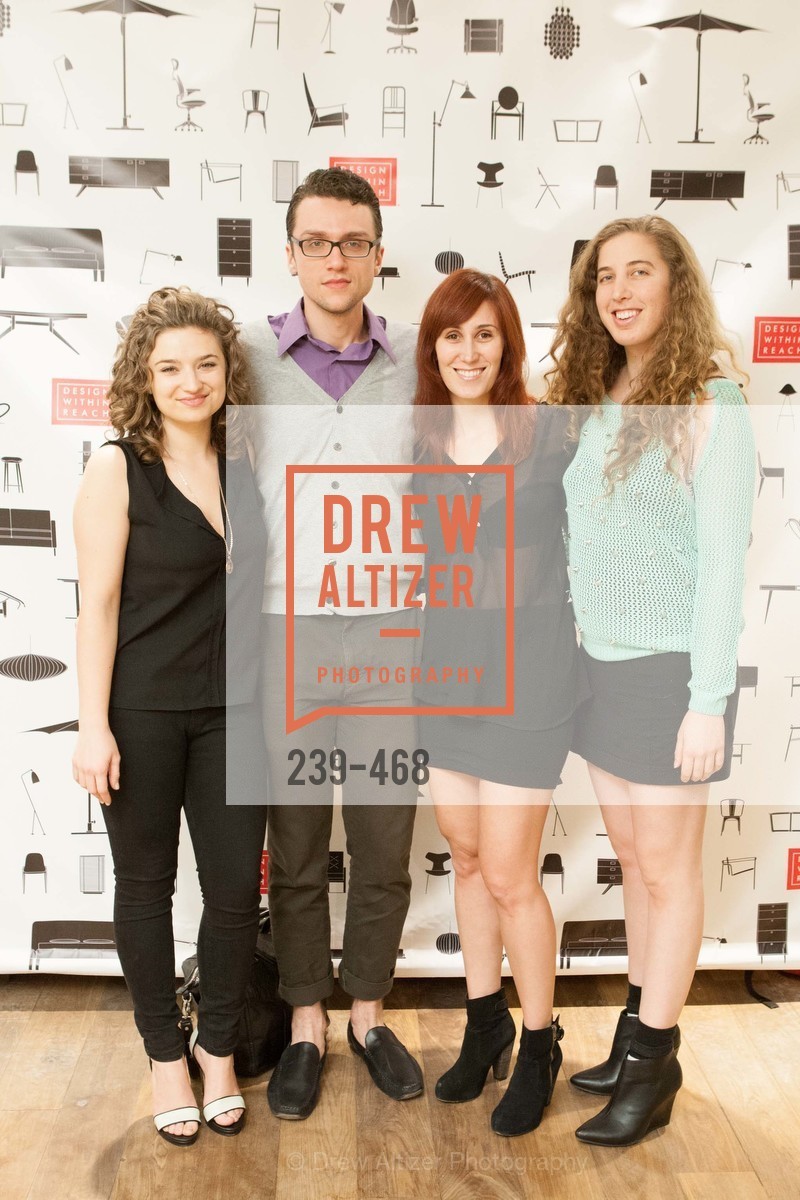 Becky Uma, Casey Tepp, Rachel Cherwitz, Leah Medelson, DESIGN WITHIN REACH Studio Opening, US. US, January 21st, 2014,Drew Altizer, Drew Altizer Photography, full-service agency, private events, San Francisco photographer, photographer california