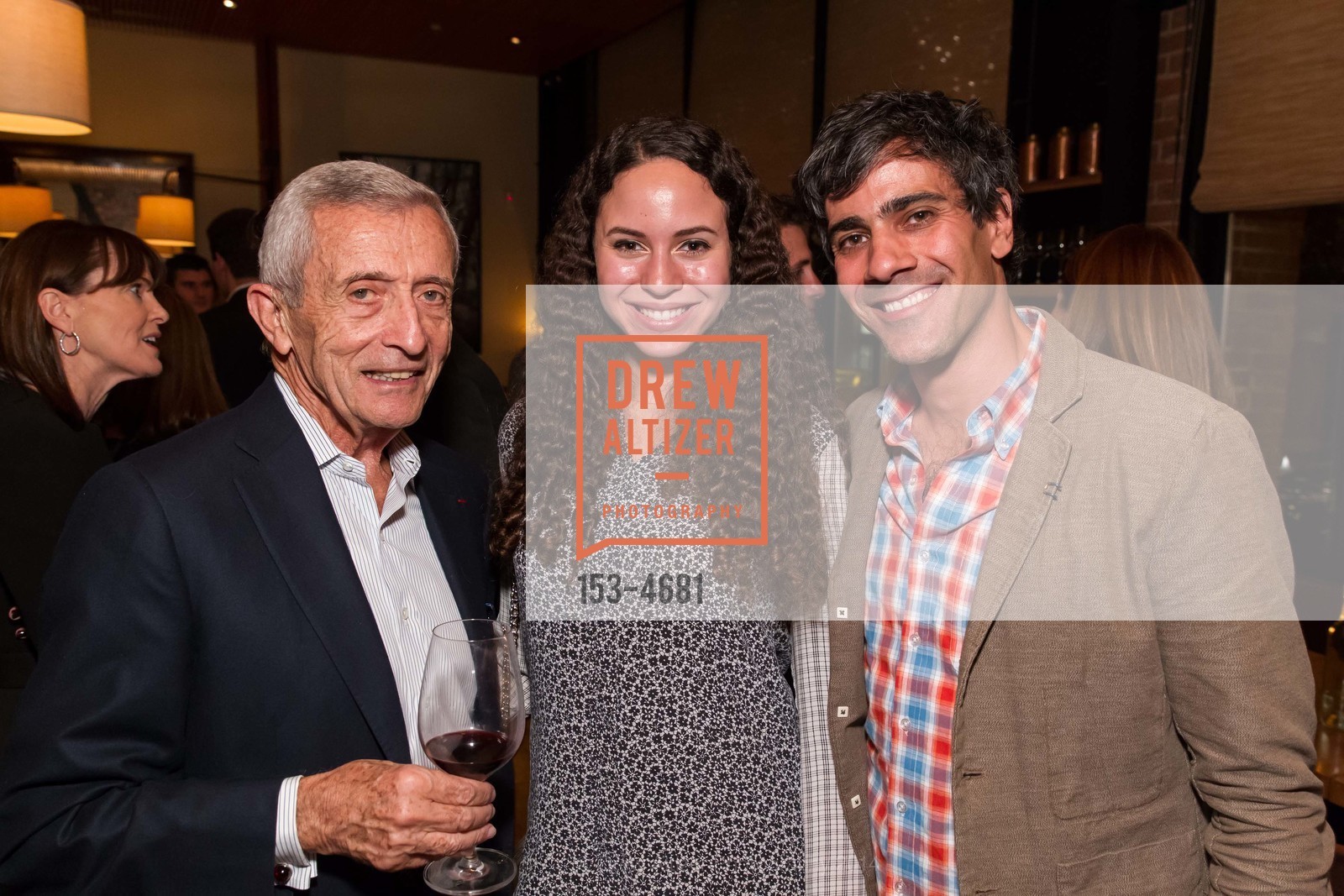 Pierre Lamond, Kelcey Morton, Jeremy Stoppelman, CITIBANK + FOG Kickoff Dinner, US, December 3rd, 2014, Photo #153-4681 Pierre Lamond, Kelcey Morton, Jeremy Stoppelman, Photo #153-4681