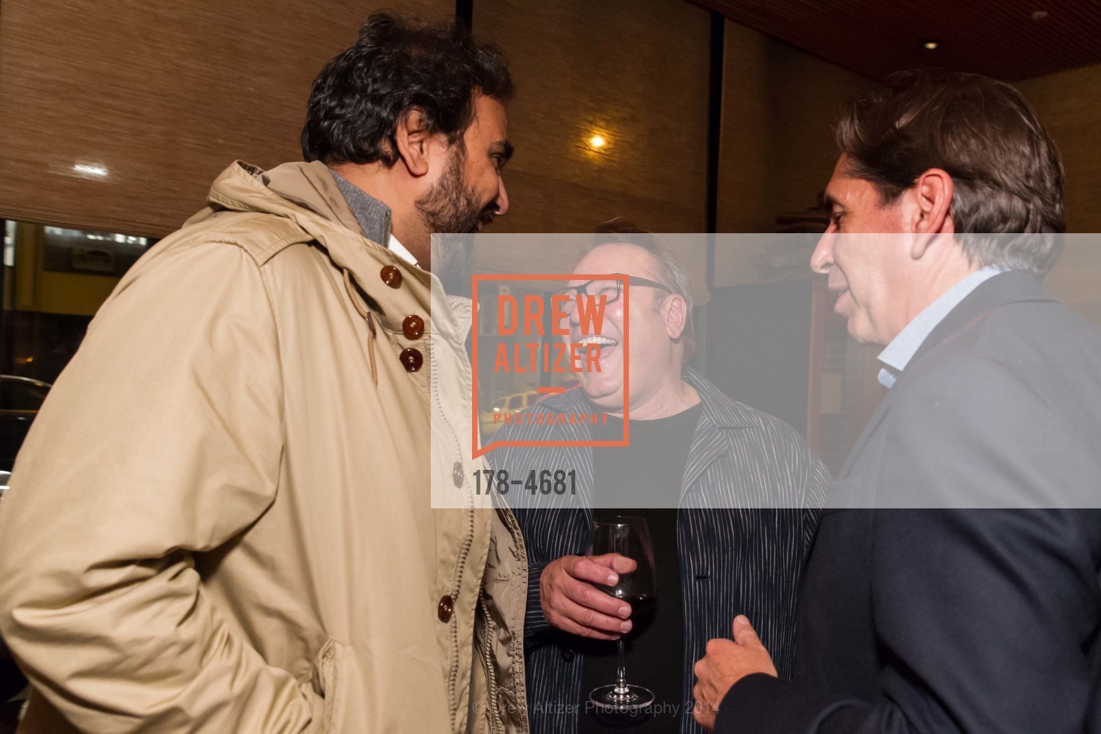 Hosain Rahman, Stanlee Gatti, Jorge Ruiz, CITIBANK + FOG Kickoff Dinner, US, December 3rd, 2014, Photo #178-4681 Hosain Rahman, Stanlee Gatti, Jorge Ruiz, Photo #178-4681
