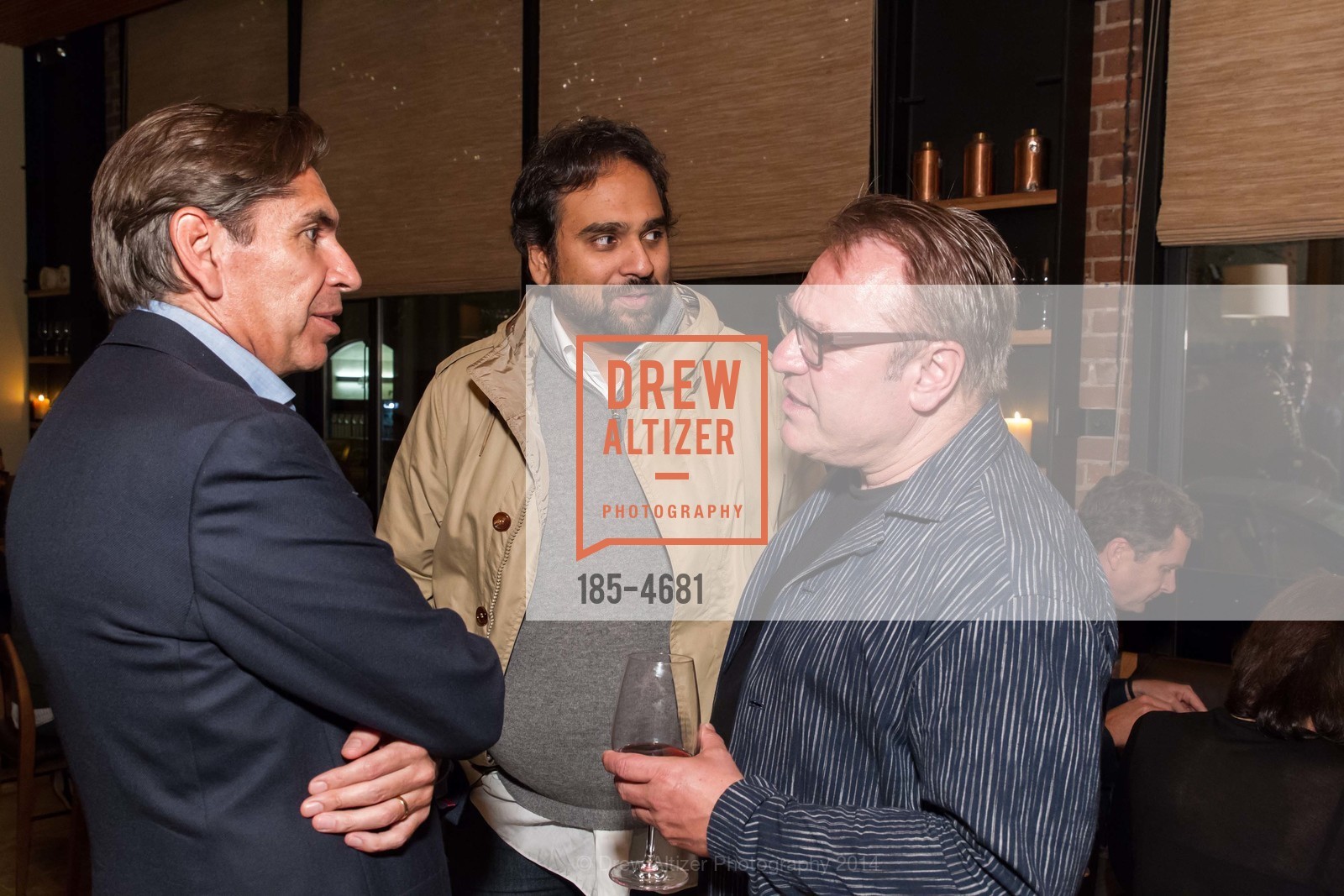 Jorge Ruiz, Hosain Rahman, Stanlee Gatti, CITIBANK + FOG Kickoff Dinner, US, December 3rd, 2014, Photo #185-4681 Jorge Ruiz, Hosain Rahman, Stanlee Gatti, Photo #185-4681